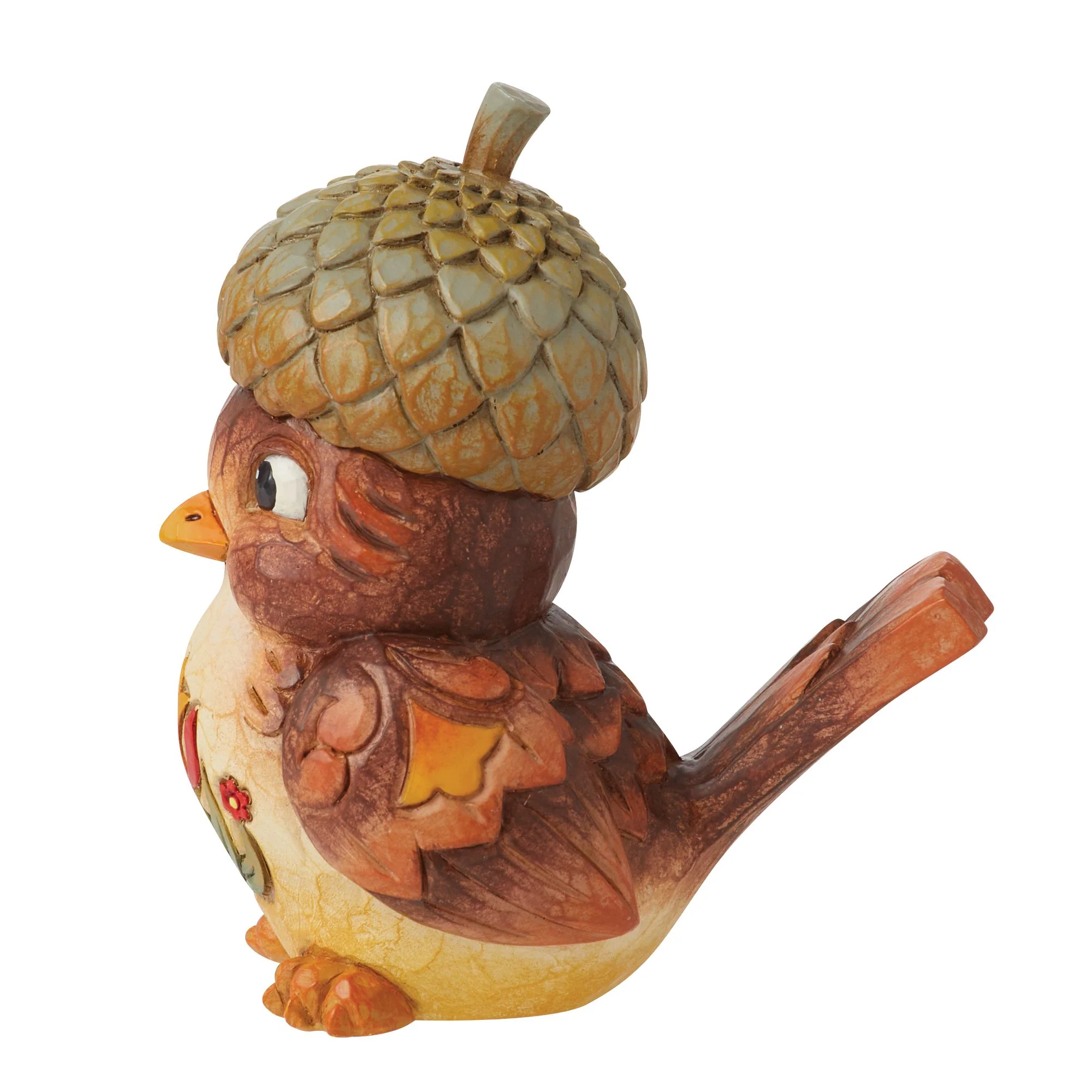 Bird with Acorn Hat Figurine - Image 3