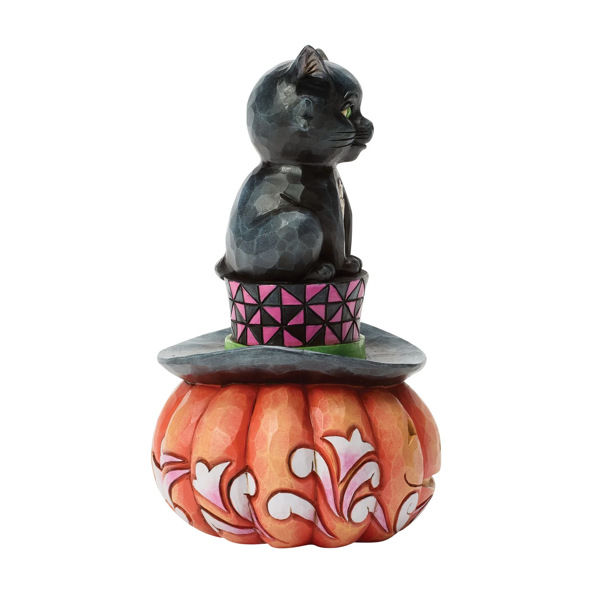 Black Cat on Top Hat Figurine - Image 4