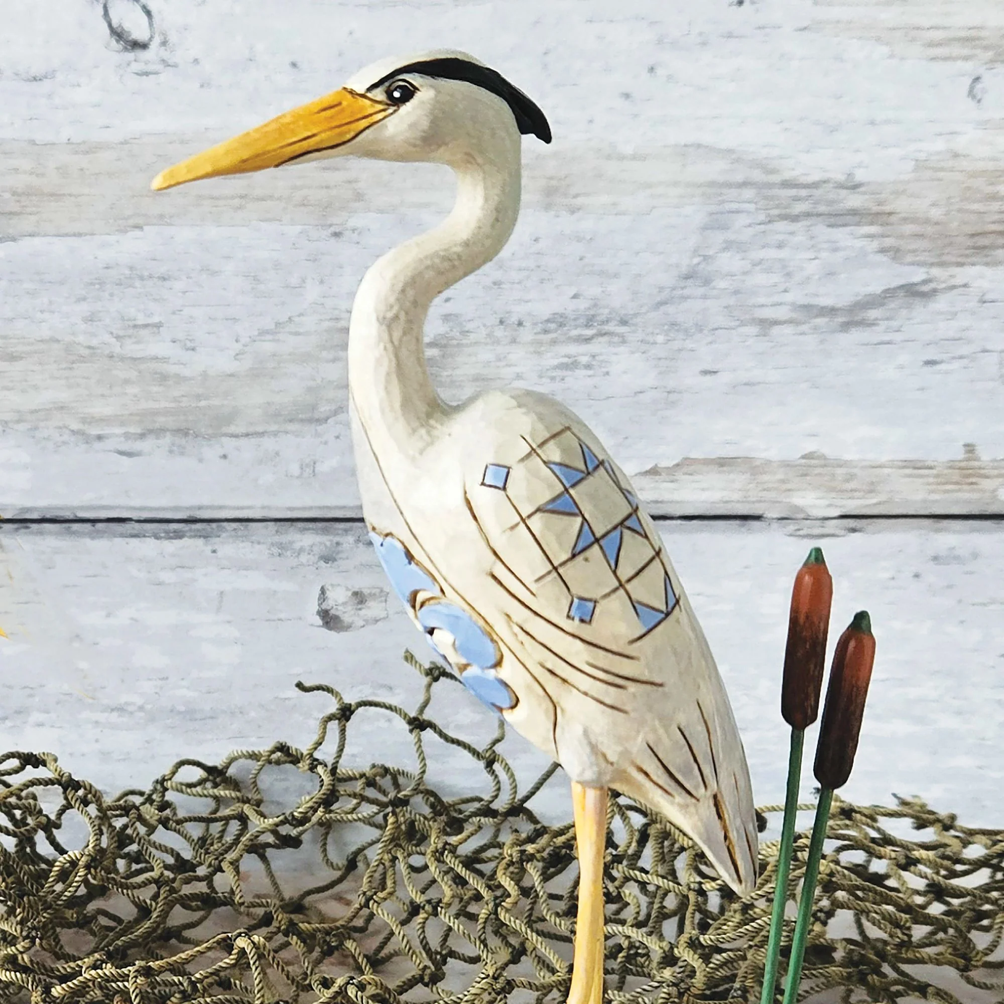 Blue Heron Bird Figurine - Image 2