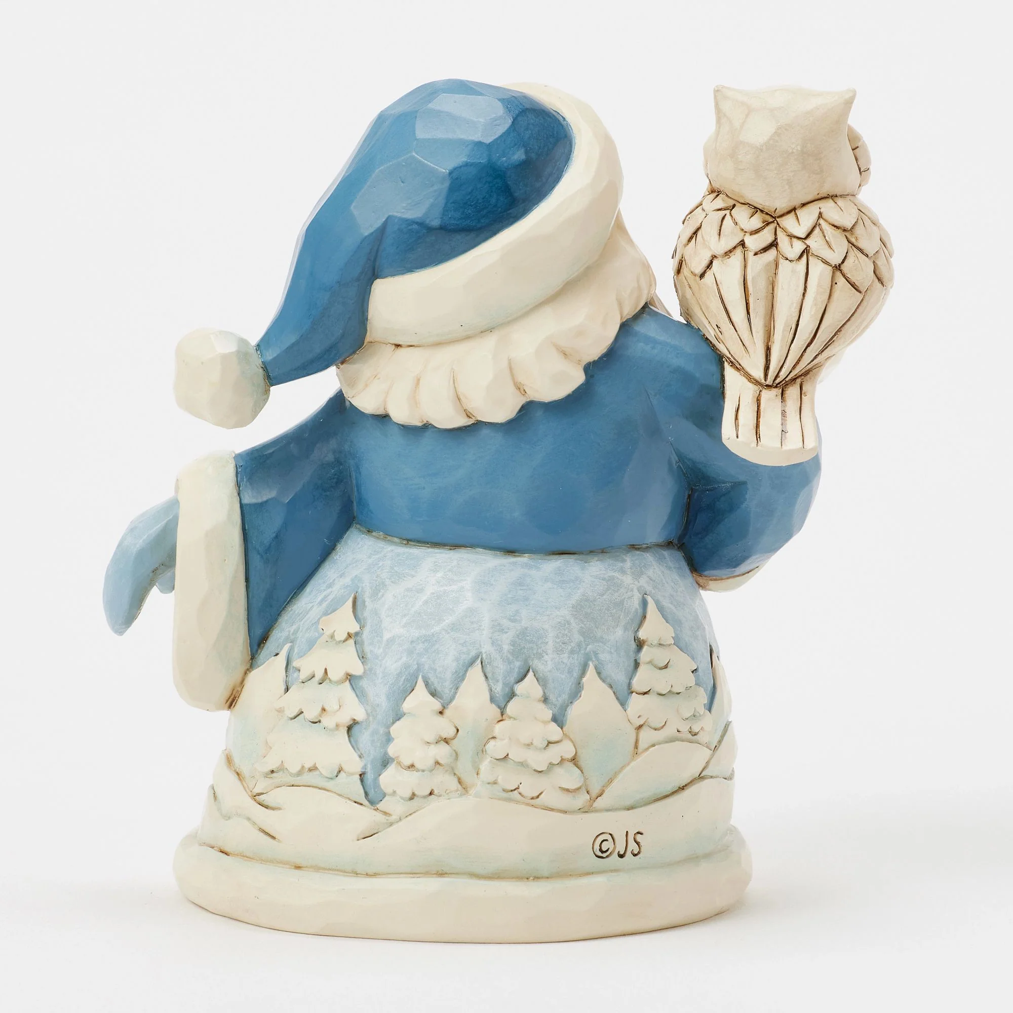 Blue Santa with Owl Mini - Image 3