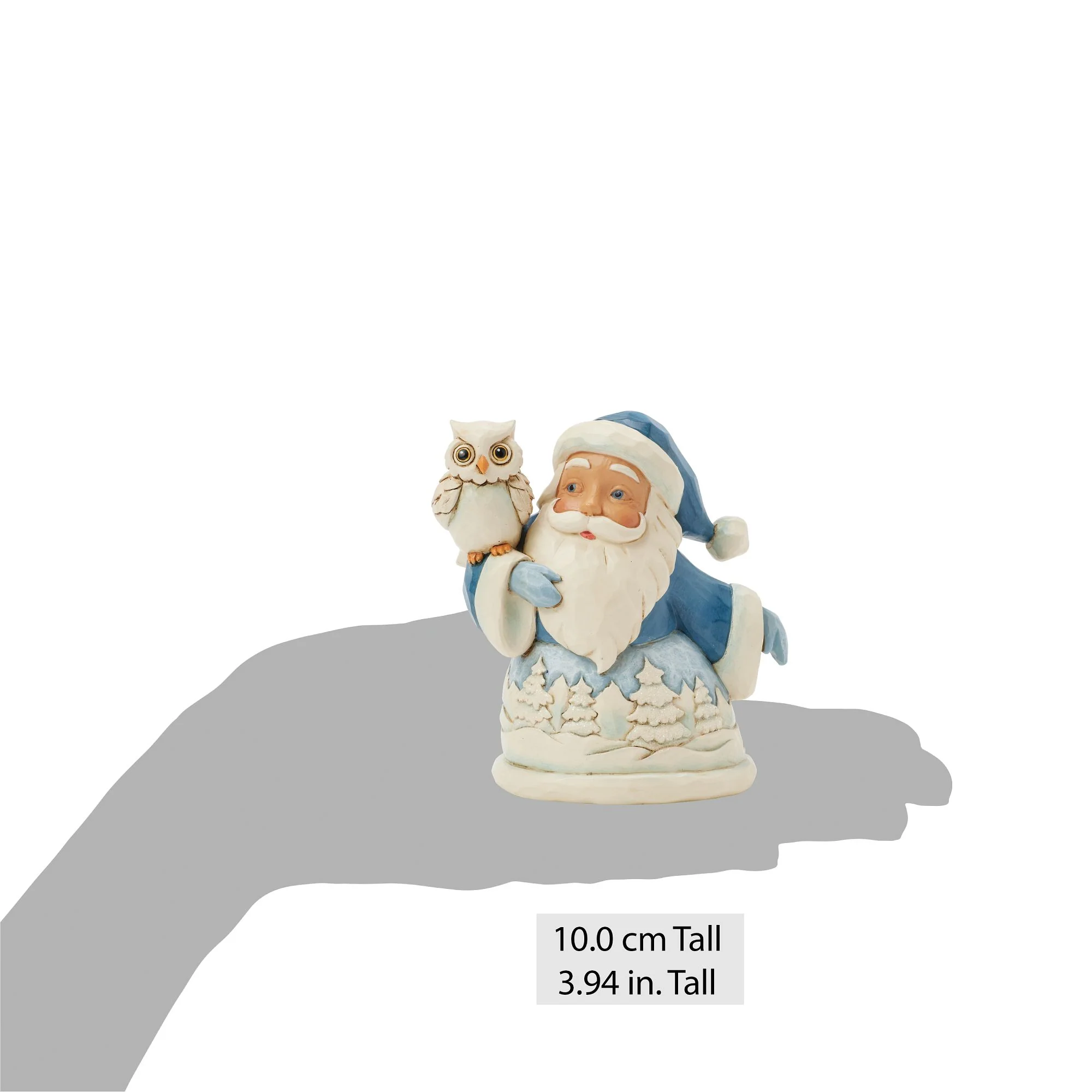 Blue Santa with Owl Mini - Image 4