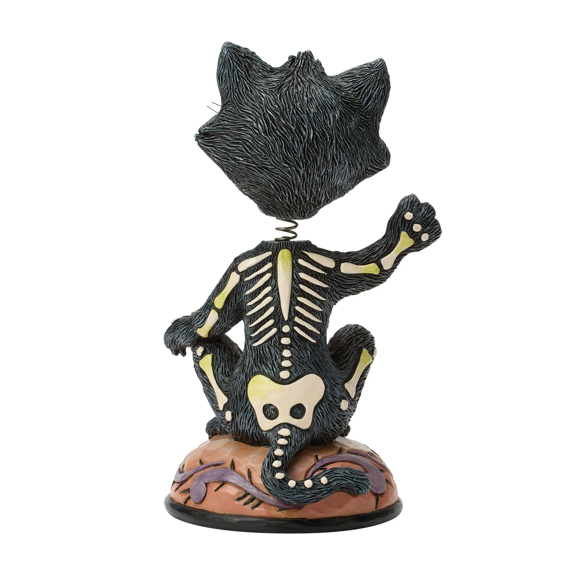 Bobble Head Black Cat Figurine - Image 3