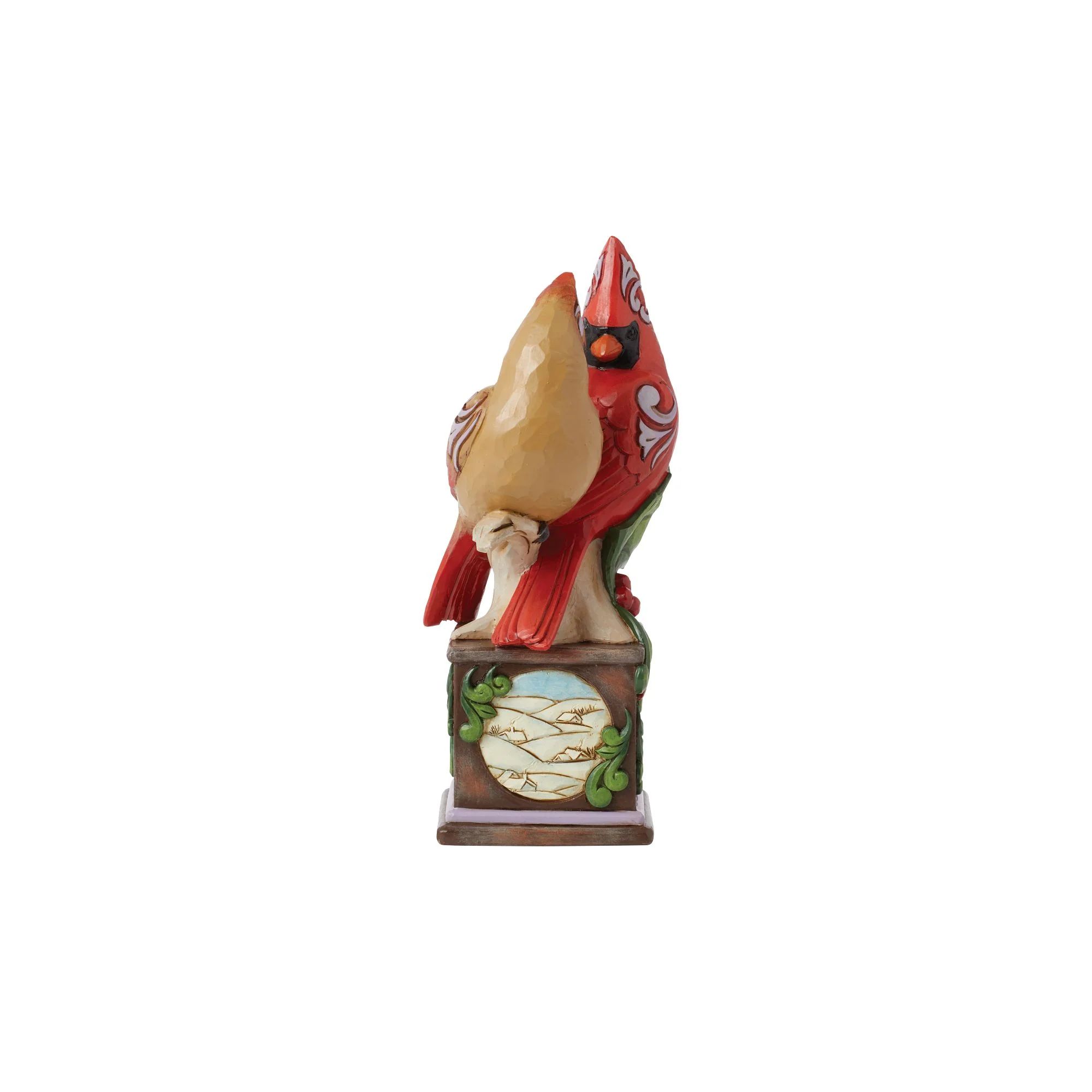 Cardinal Pair on Pedestal Fig - Image 6