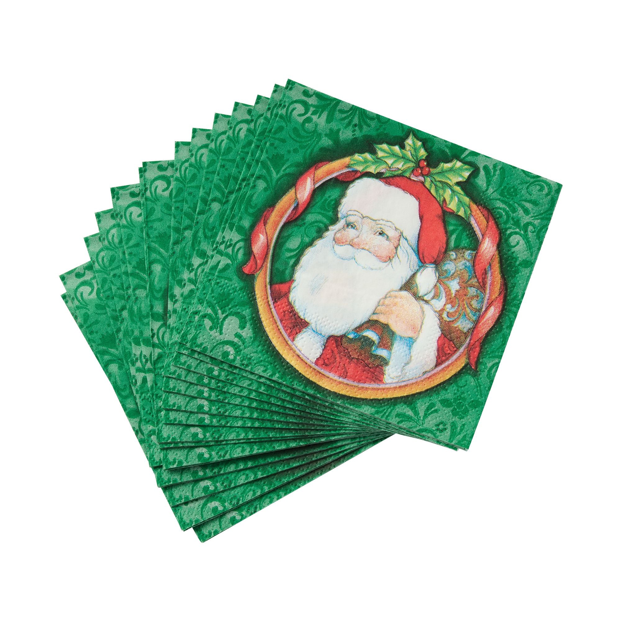 Santa Toybag Cocktail Napkin - Image 3