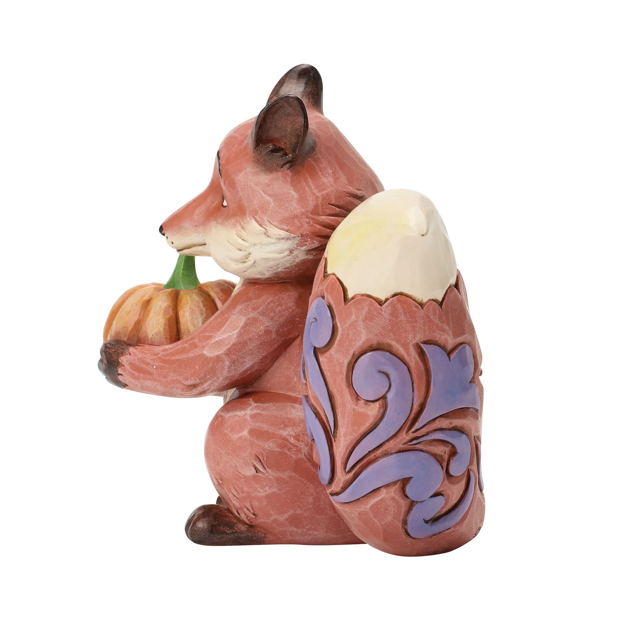 Fox with Pumpkin FIgurine - Image 2