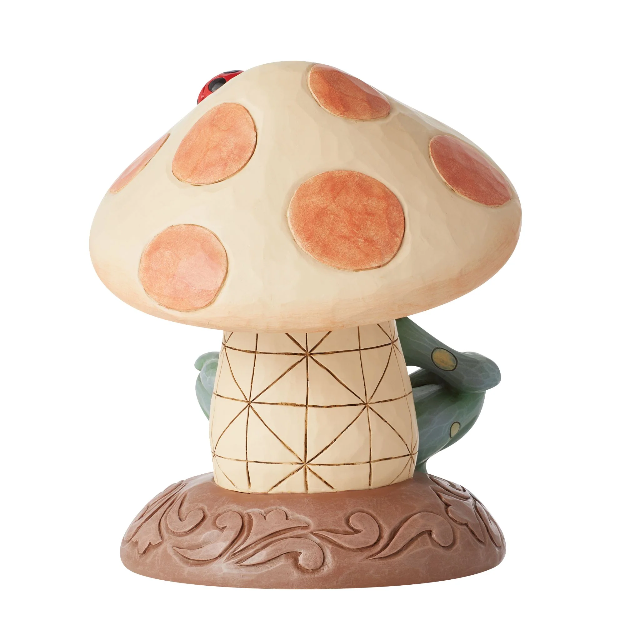 Frog Leaning on Mushroom Fig - Image 3