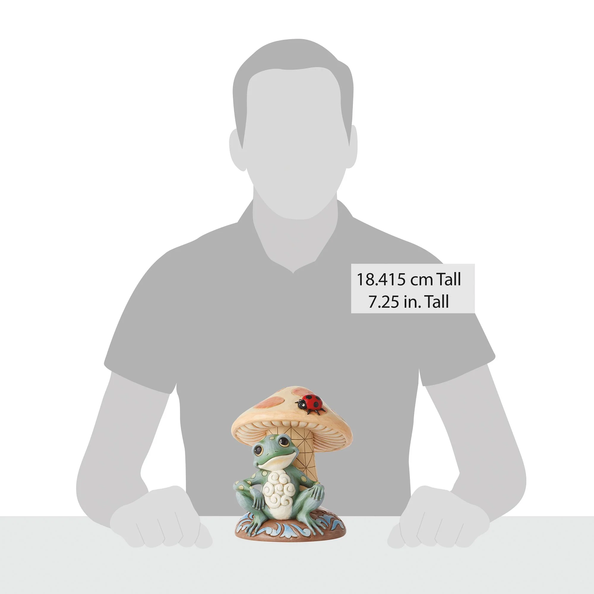 Frog Leaning on Mushroom Fig - Image 4