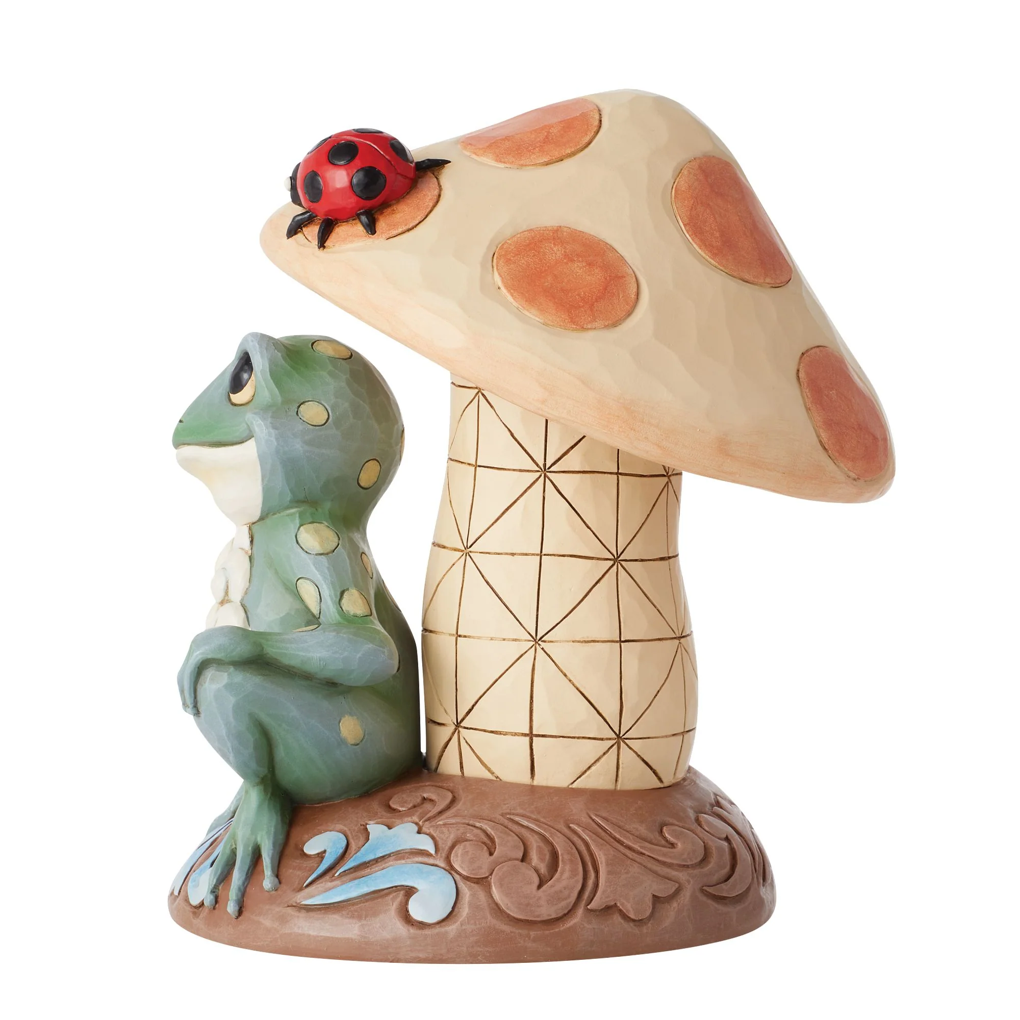 Frog Leaning on Mushroom Fig - Image 5