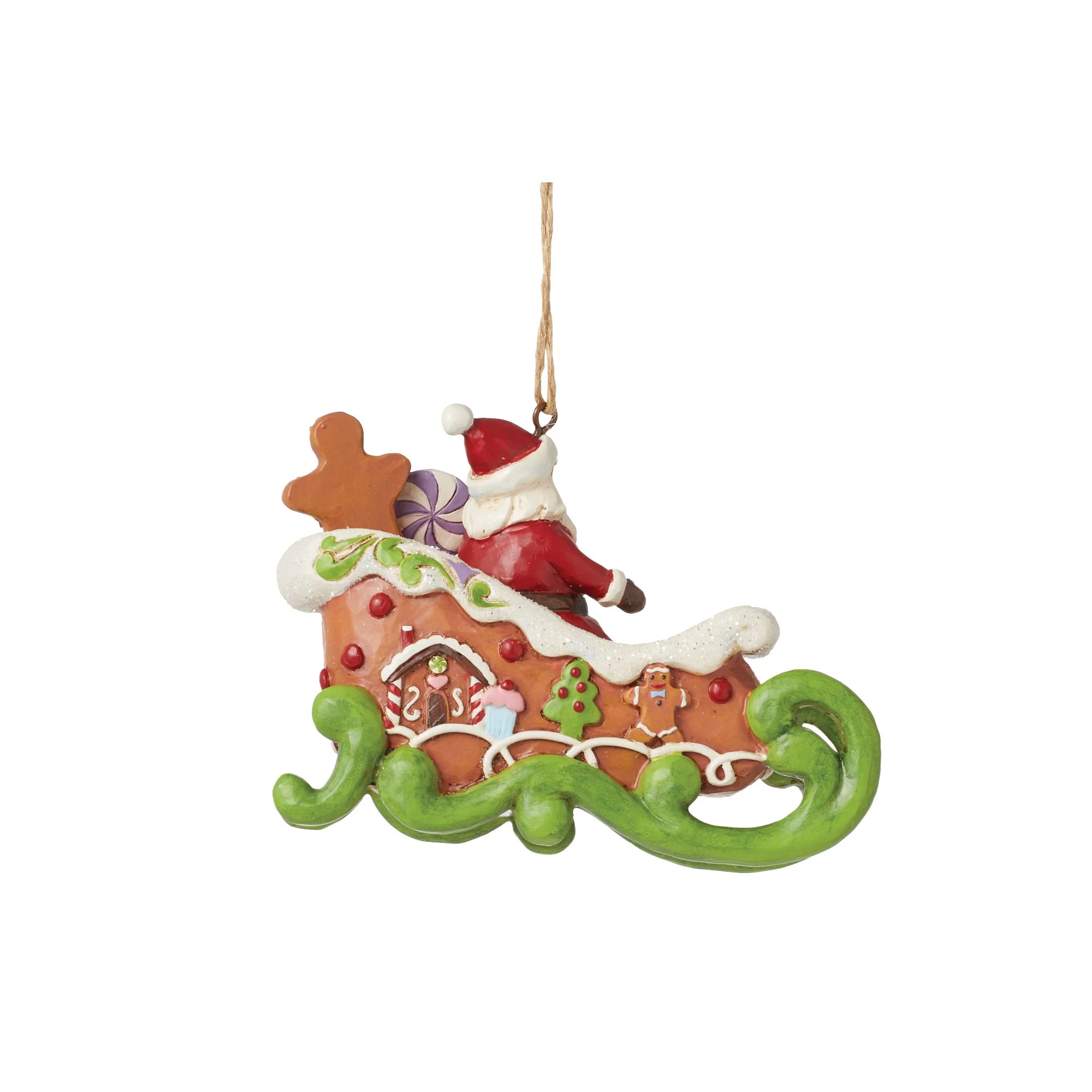 Gingerbread Chrstms Sleigh Orn - Image 5