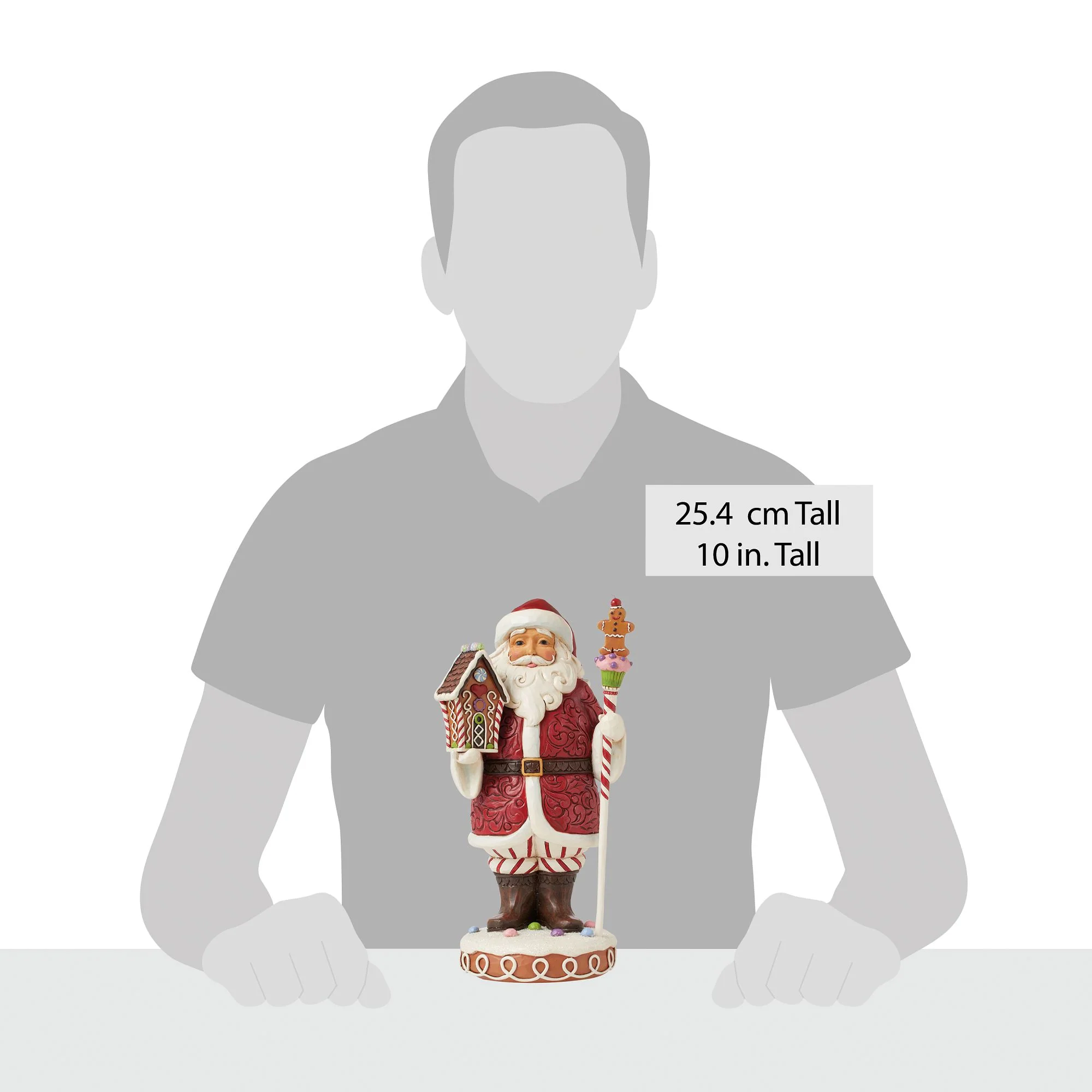 Gingerbread Santa Staff Fig - Image 5