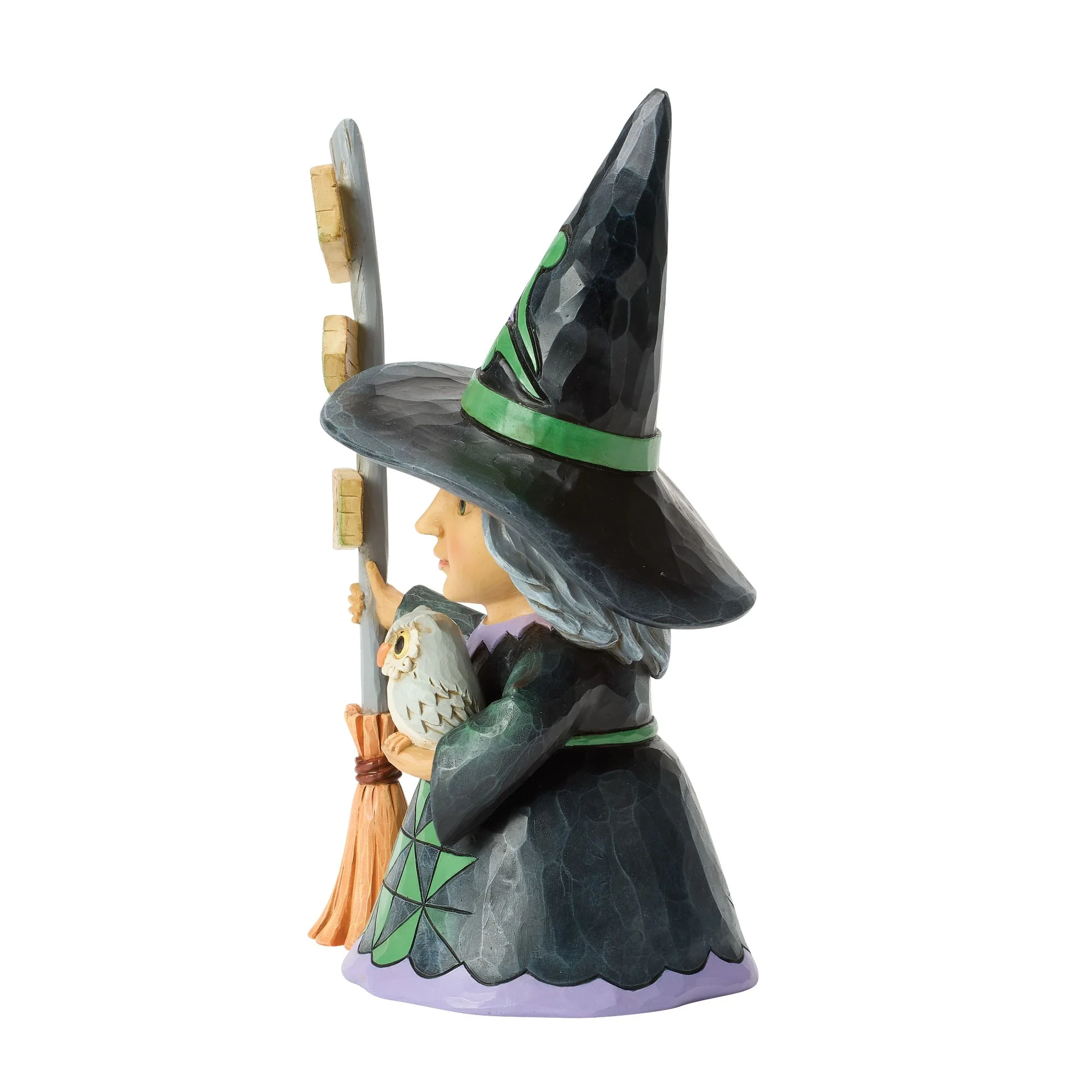 Good Witch Next to Broom Sign - Image 2