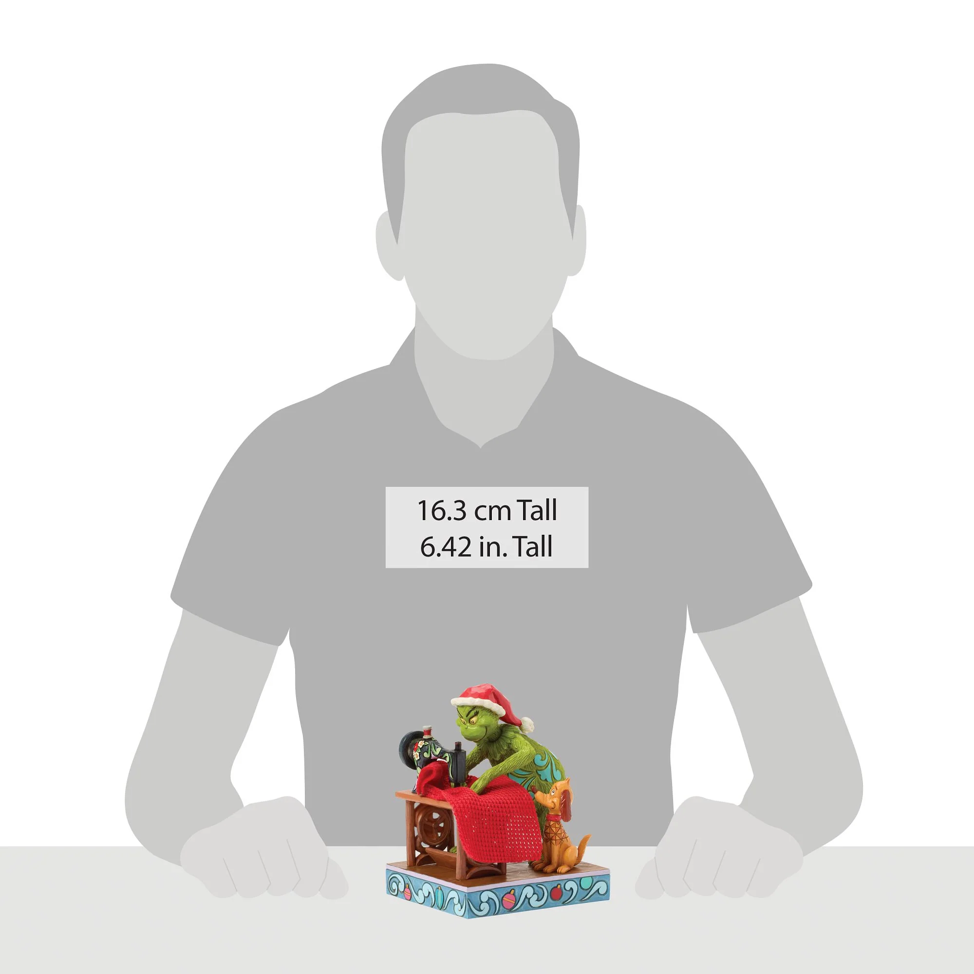 Grinch Sewing Santa Suit Fig - Image 4