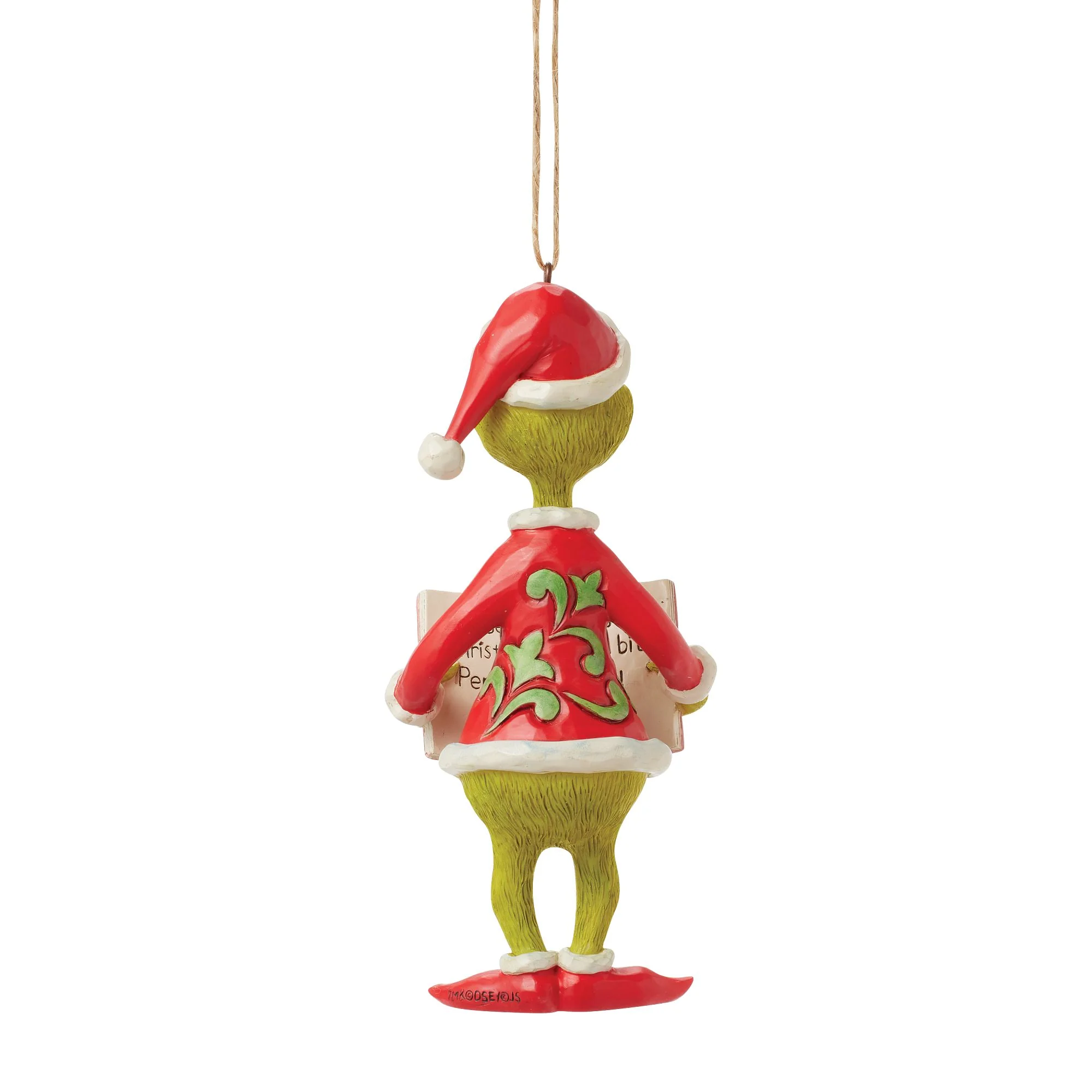 Grinch with Book Ornament - Image 6