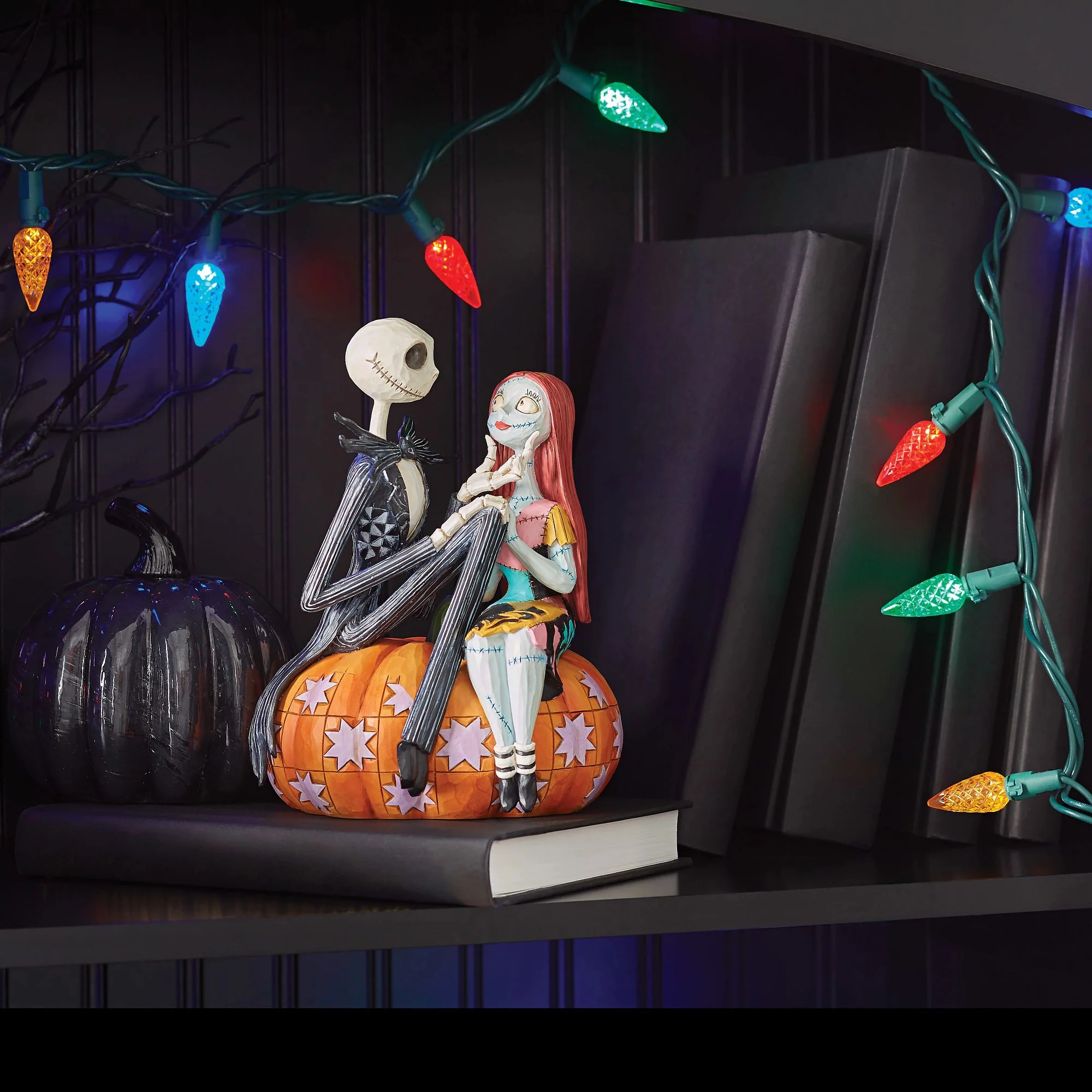 Jack & Sally on Pumpkin - Image 2