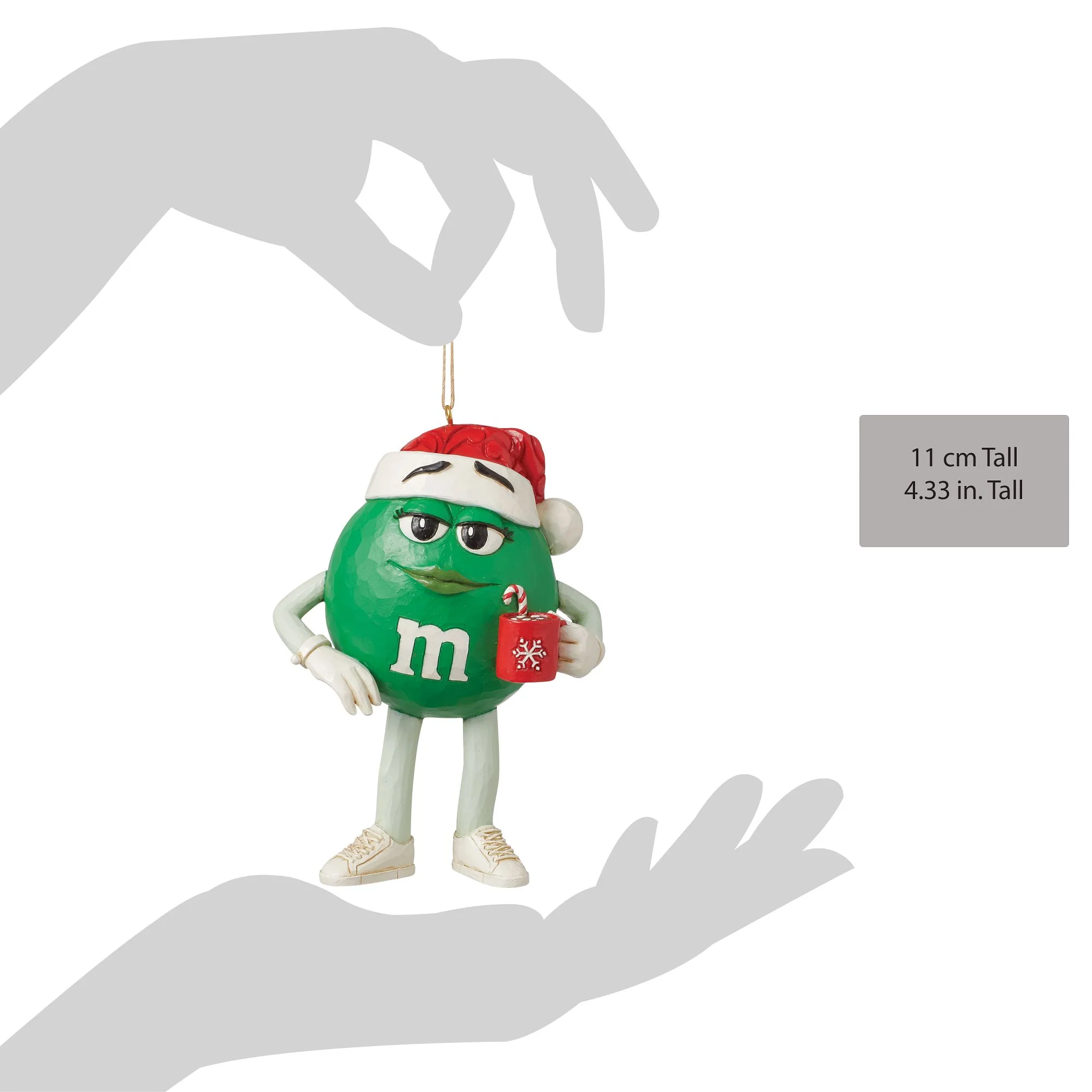 M&M'S Green Charact in Hat H/O - Image 4