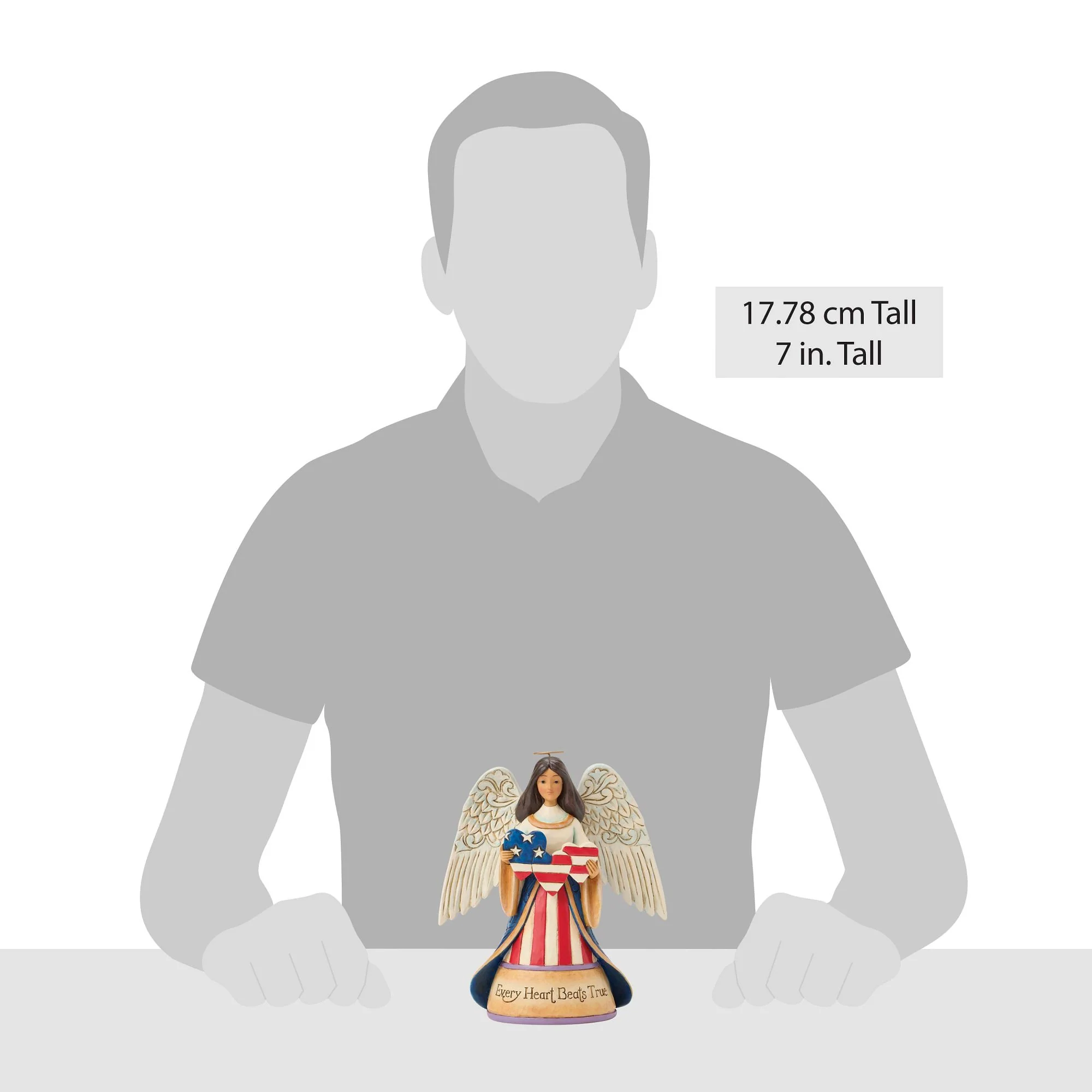 Patriotic Angel with Heart Fig - Image 4