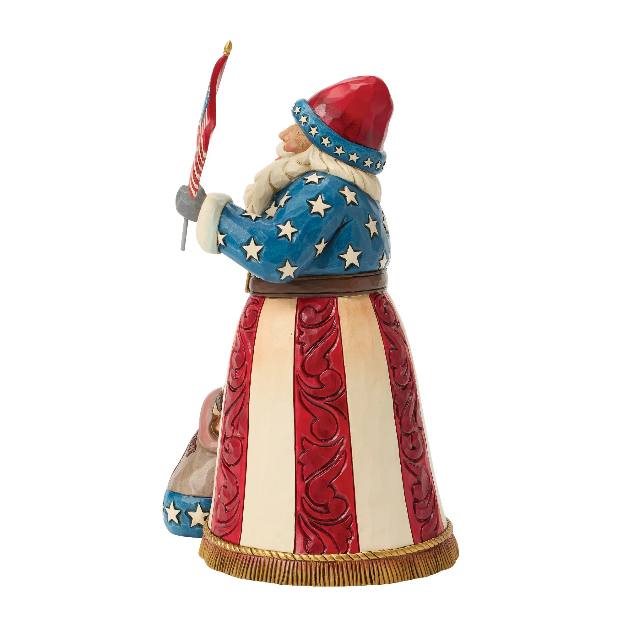 Patriotic Santa w/ Flag Fig - Image 3