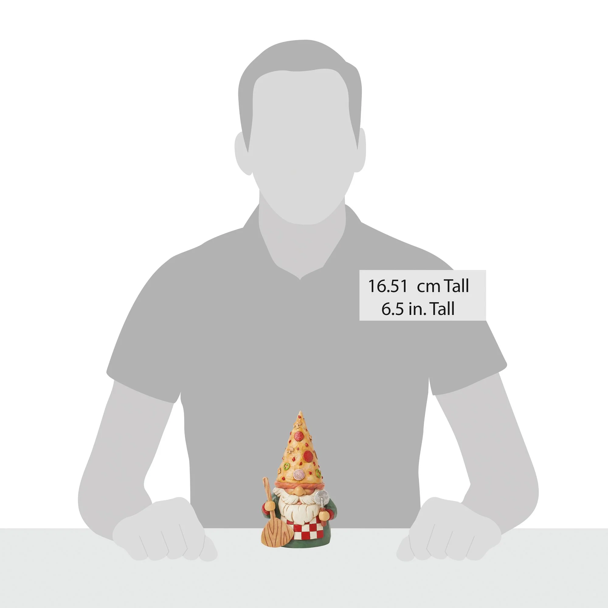 Pizza Hat Gnome Figurine - Image 5