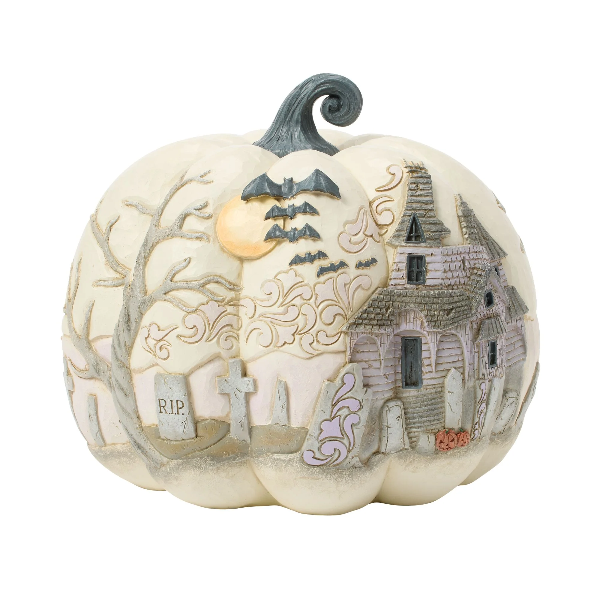 Pumpkin with Bats Flying Fig