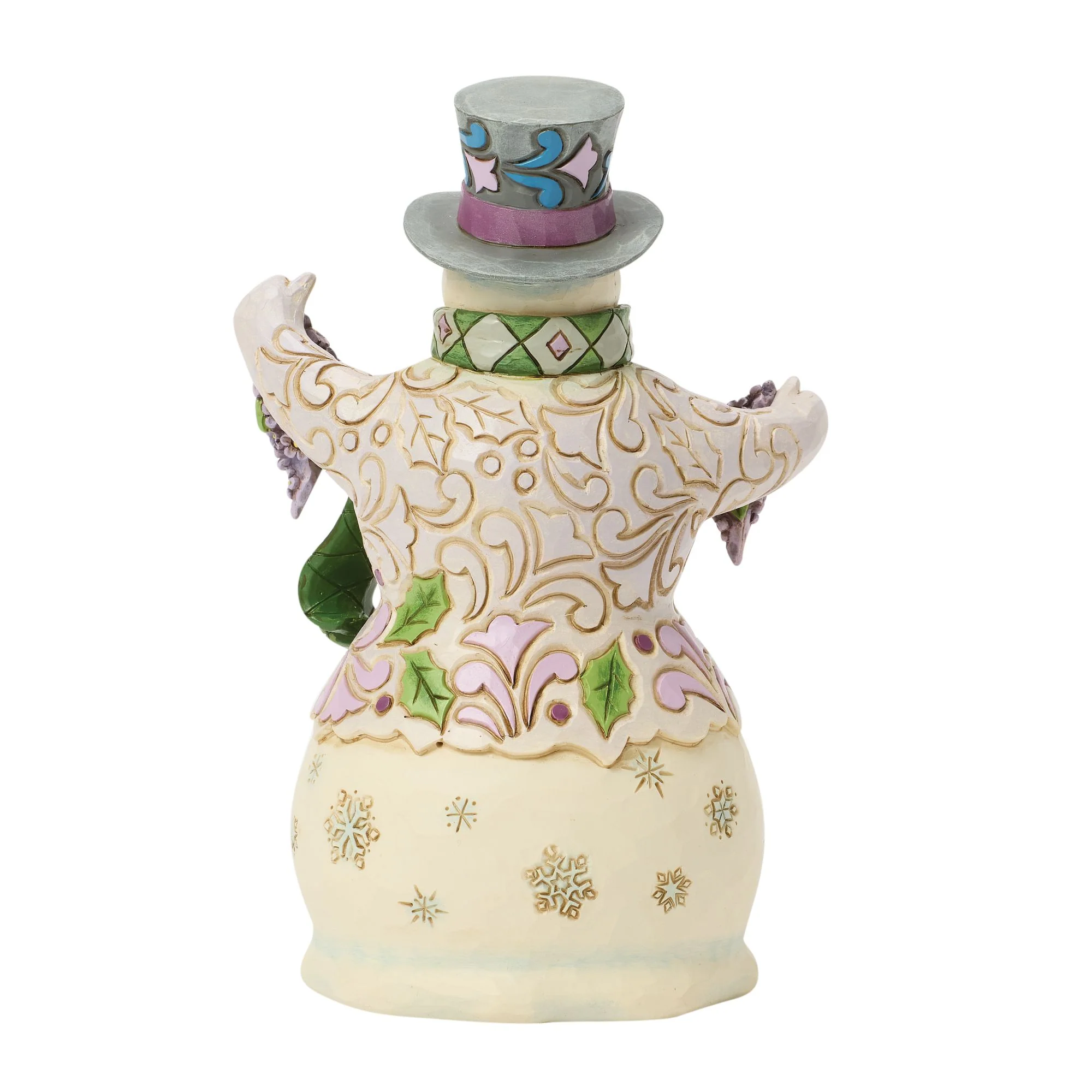 Purple Snowman Figurine - Image 3