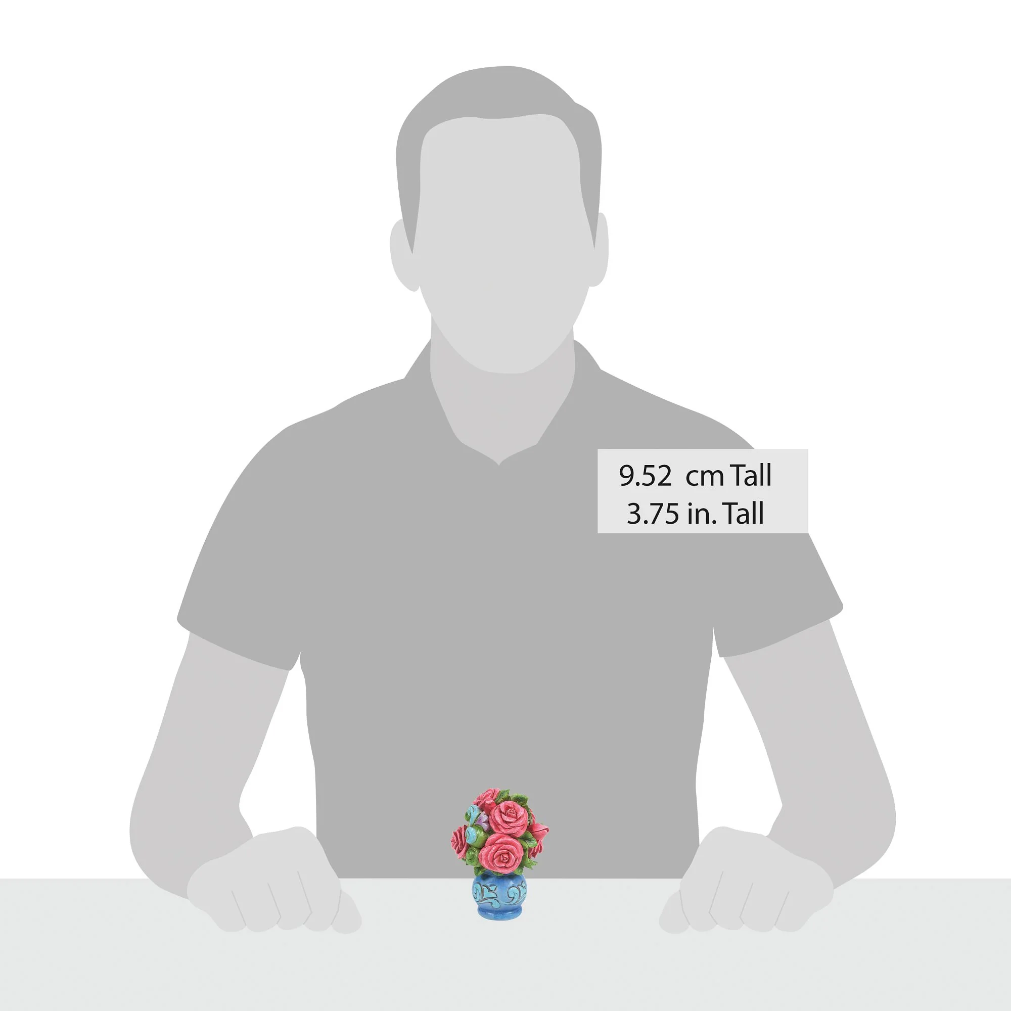 Rose Bouquet Mini Figurine - Image 5