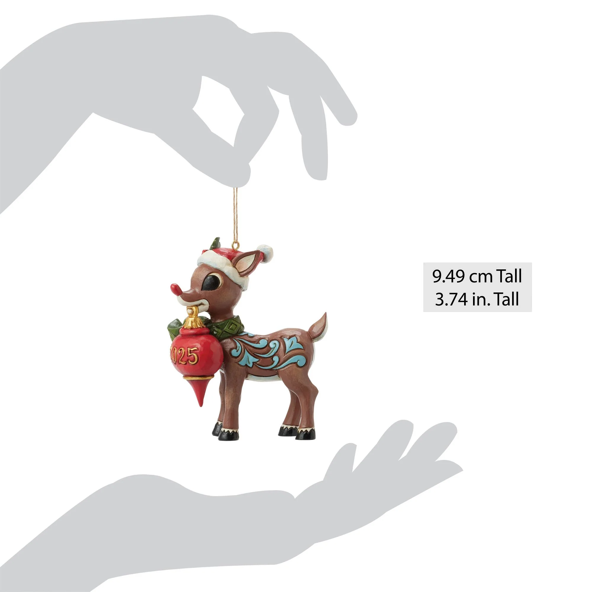 Rudolph Dated 2025 Ornament - Image 4