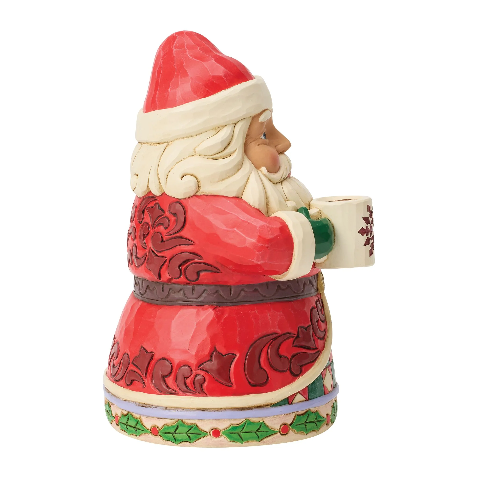 Santa Drinking Hot Cocoa Fig - Image 5