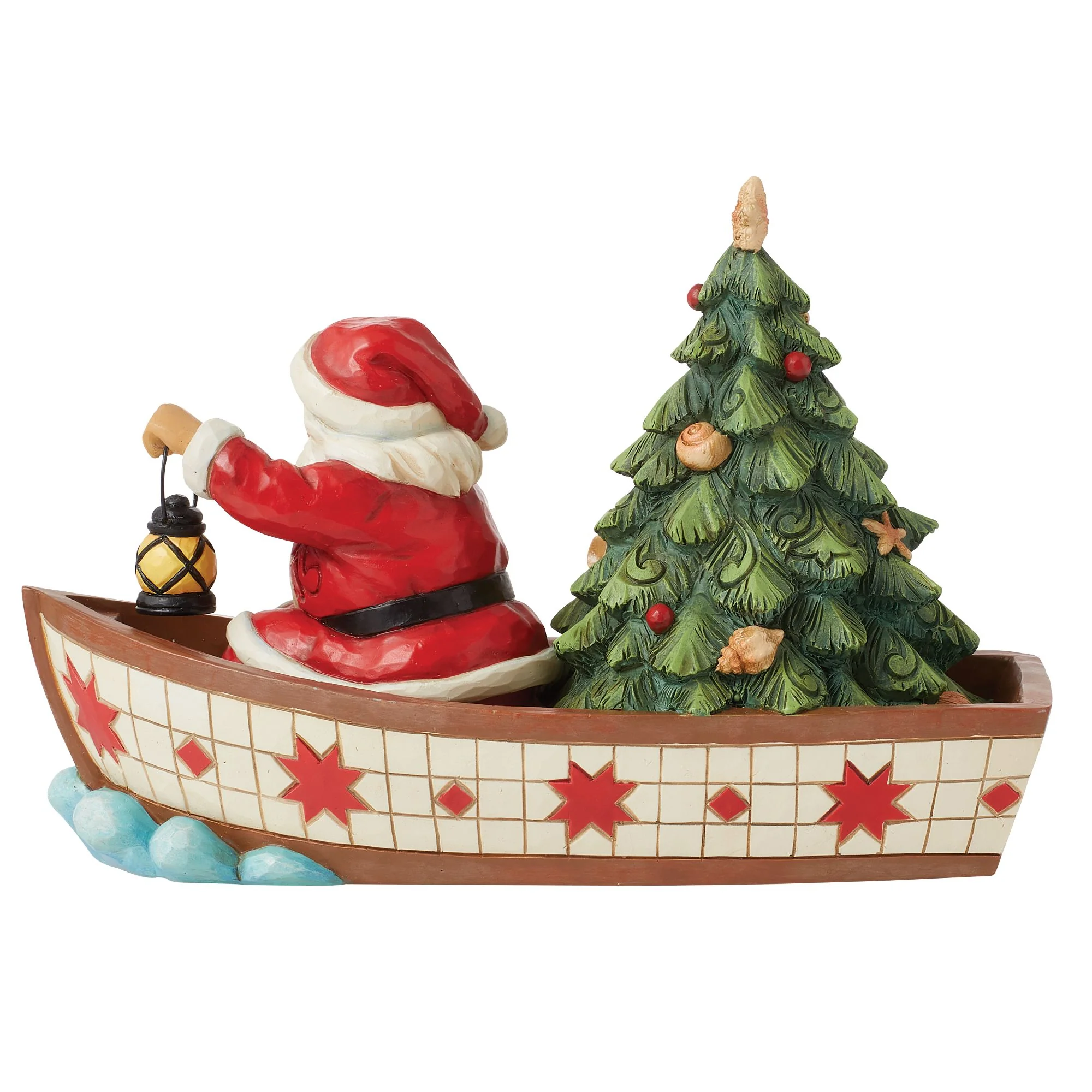 Santa in Boat With Tree Fig - Image 2
