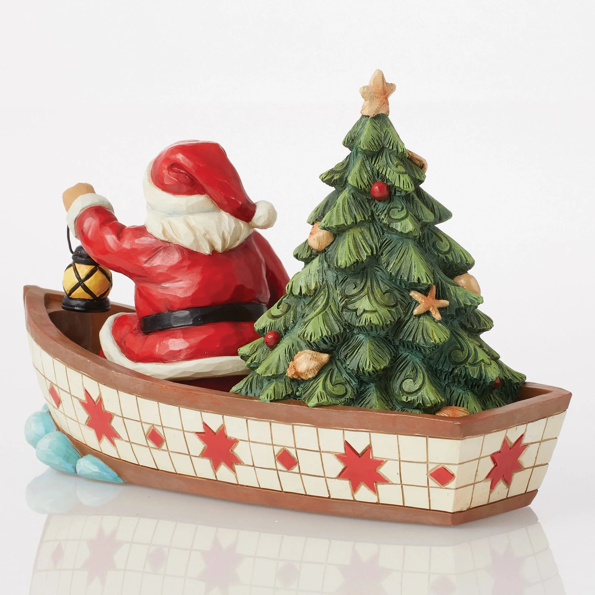 Santa in Boat With Tree Fig - Image 5
