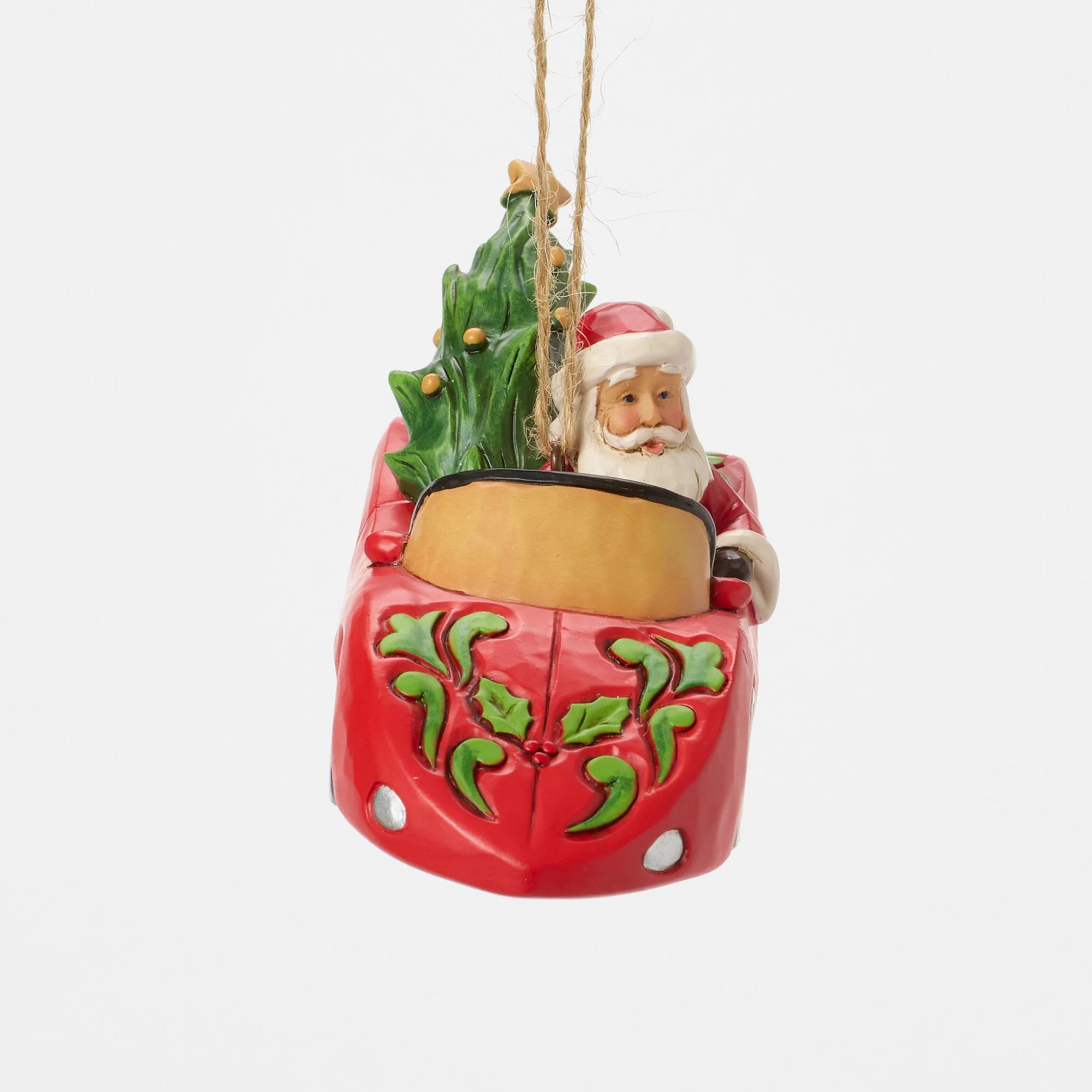 Santa in Sports Car Ornament - Image 6