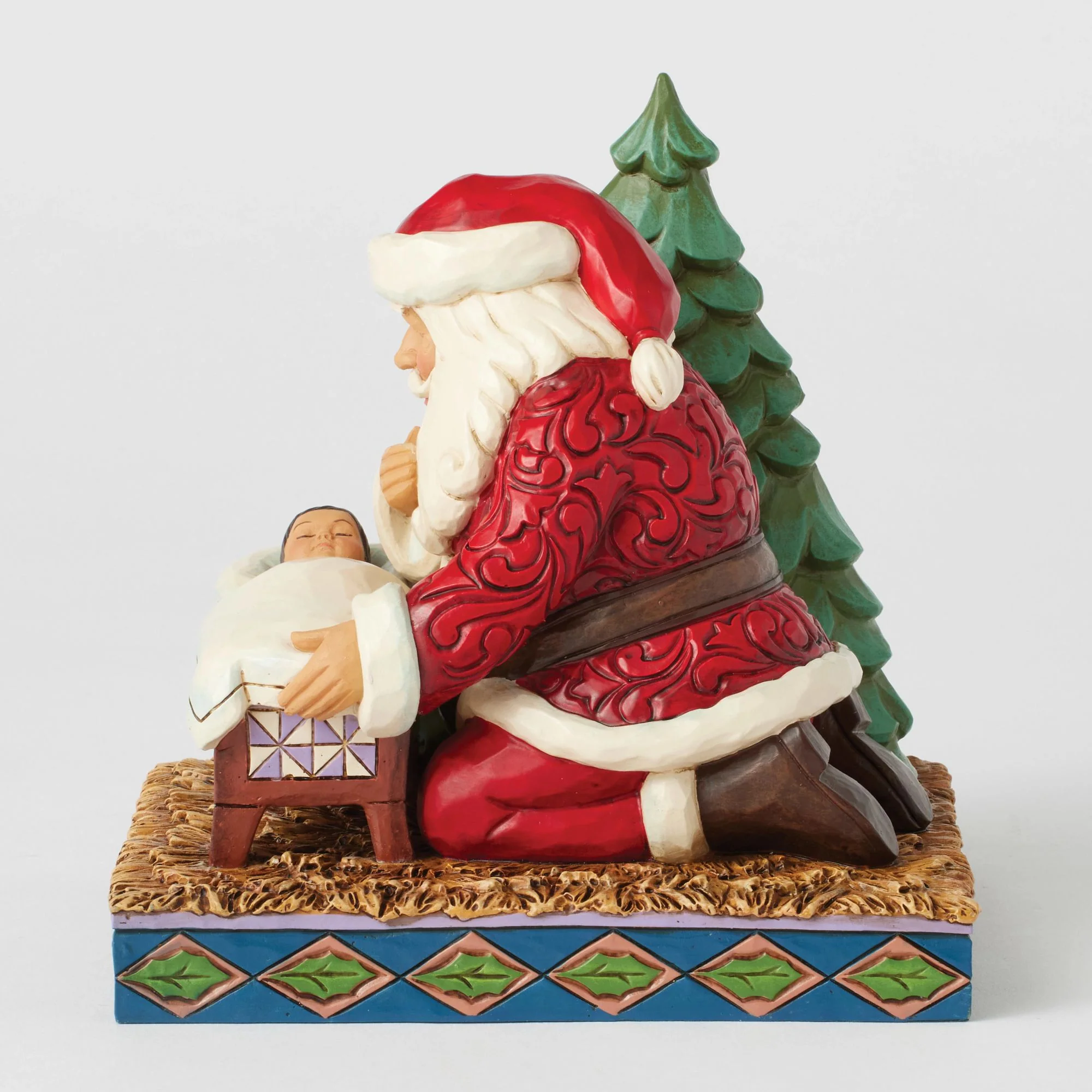 Santa Kneeling over Baby Jesus - Image 3