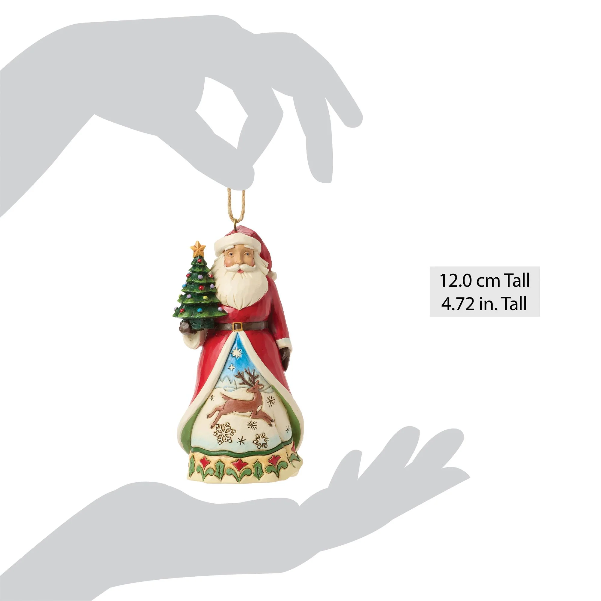 Santa Vintage Christmas Orn - Image 4