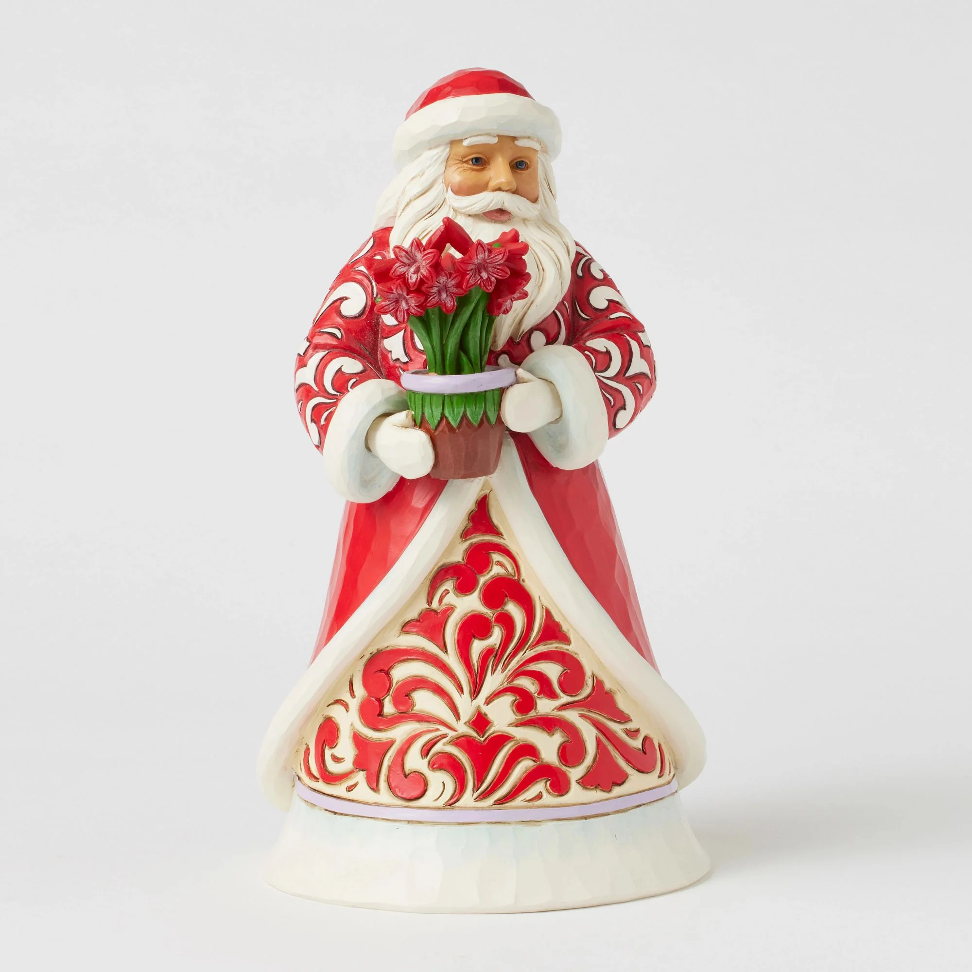 Santa with Blooming Amaryllis - Image 2