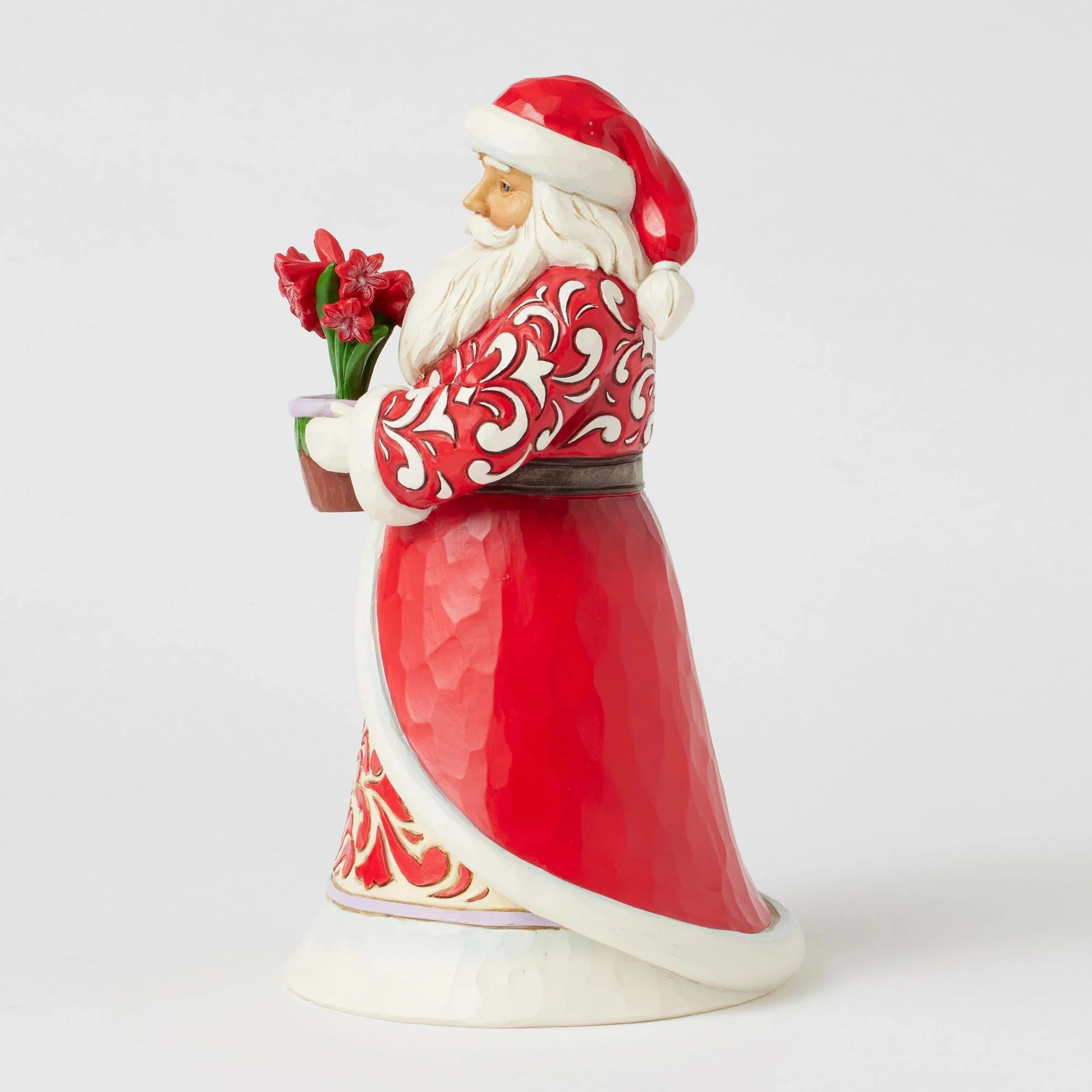 Santa with Blooming Amaryllis - Image 3