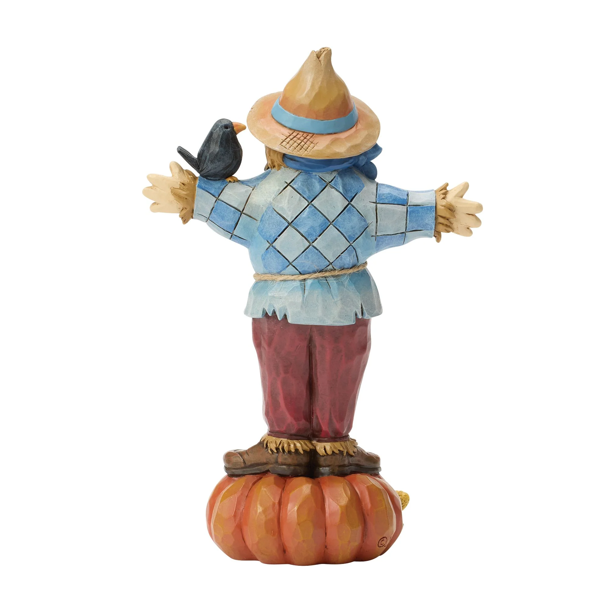 Scarecrow Standing on Pumpkin - Image 3