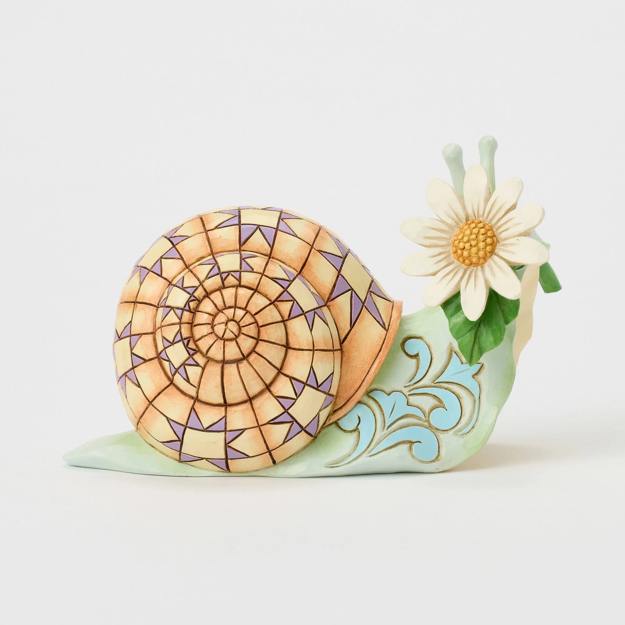 Snail with Daisy Flower Fig - Image 2