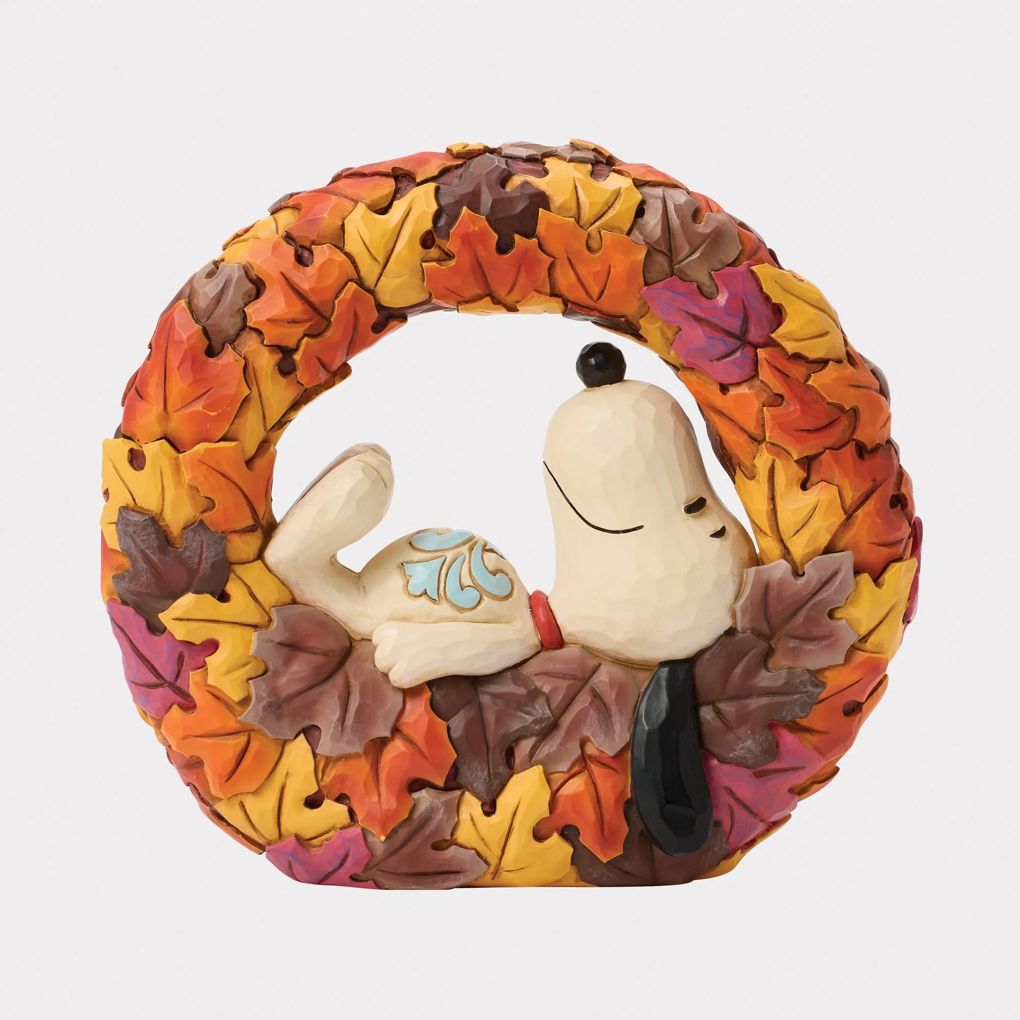 Snoopy on Fall Wreath - Image 3