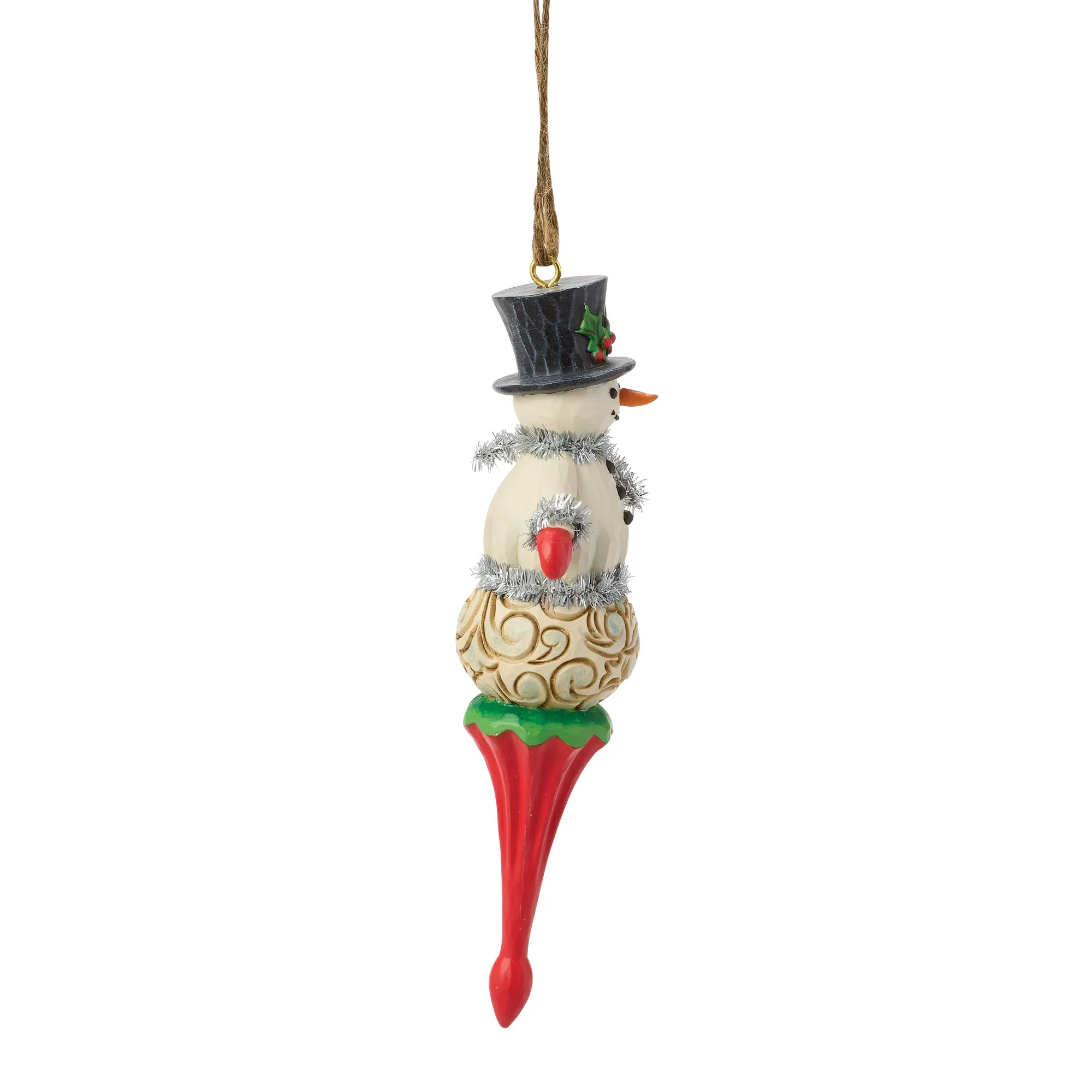 Snowman Finial Ornament - Image 4