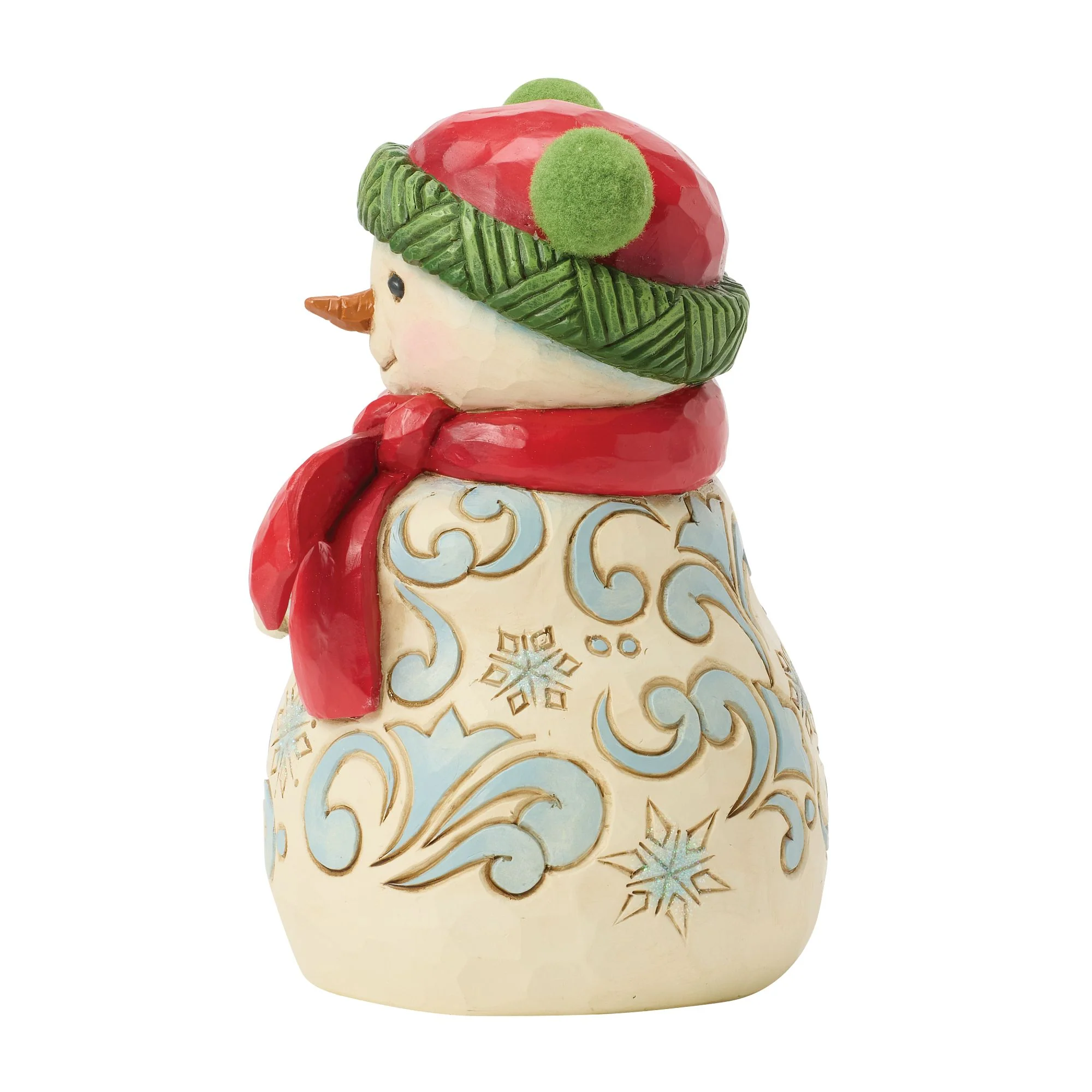 Snowman Pom Pom Hat Fig - Image 2