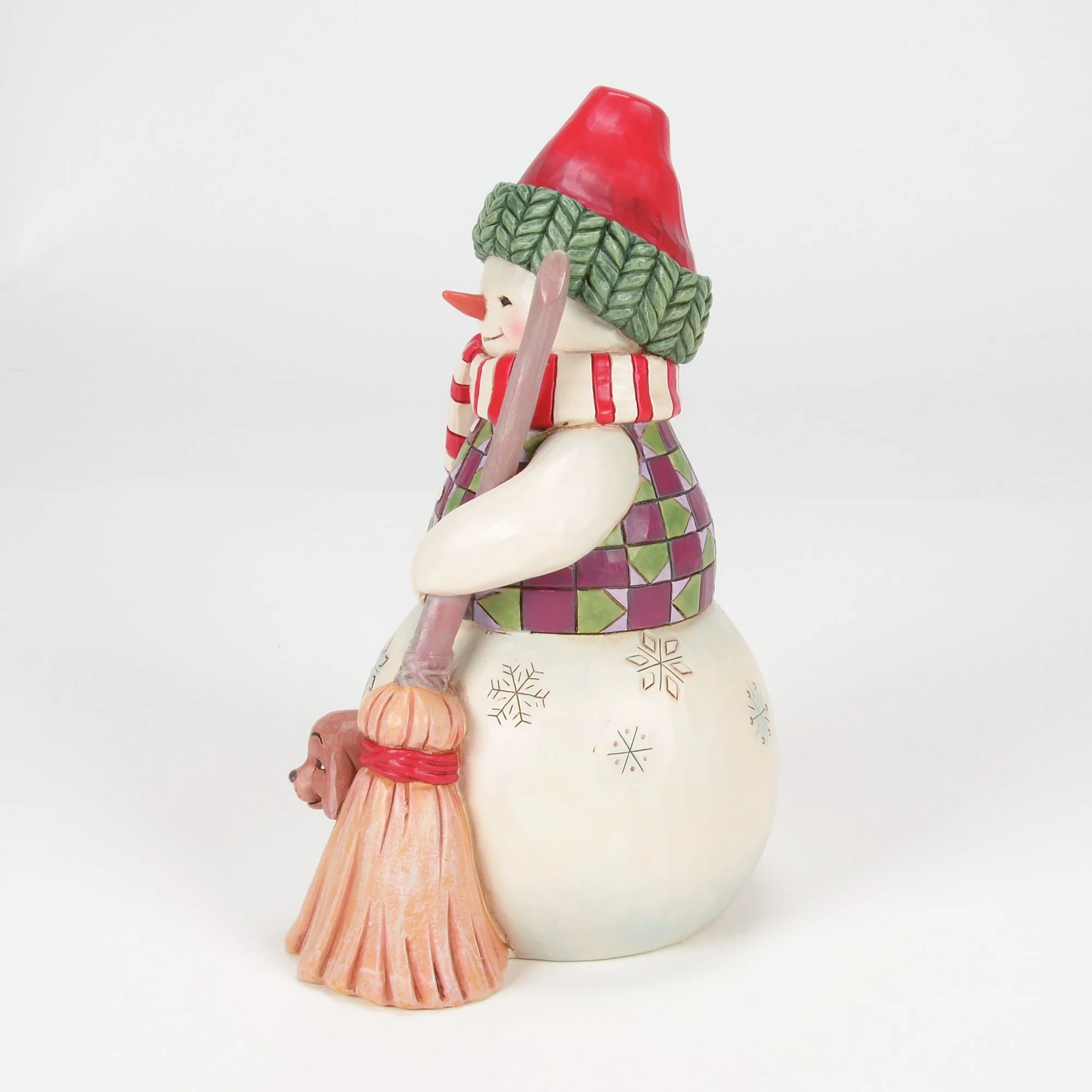 Snowman with Dog Peeking Fig - Image 3