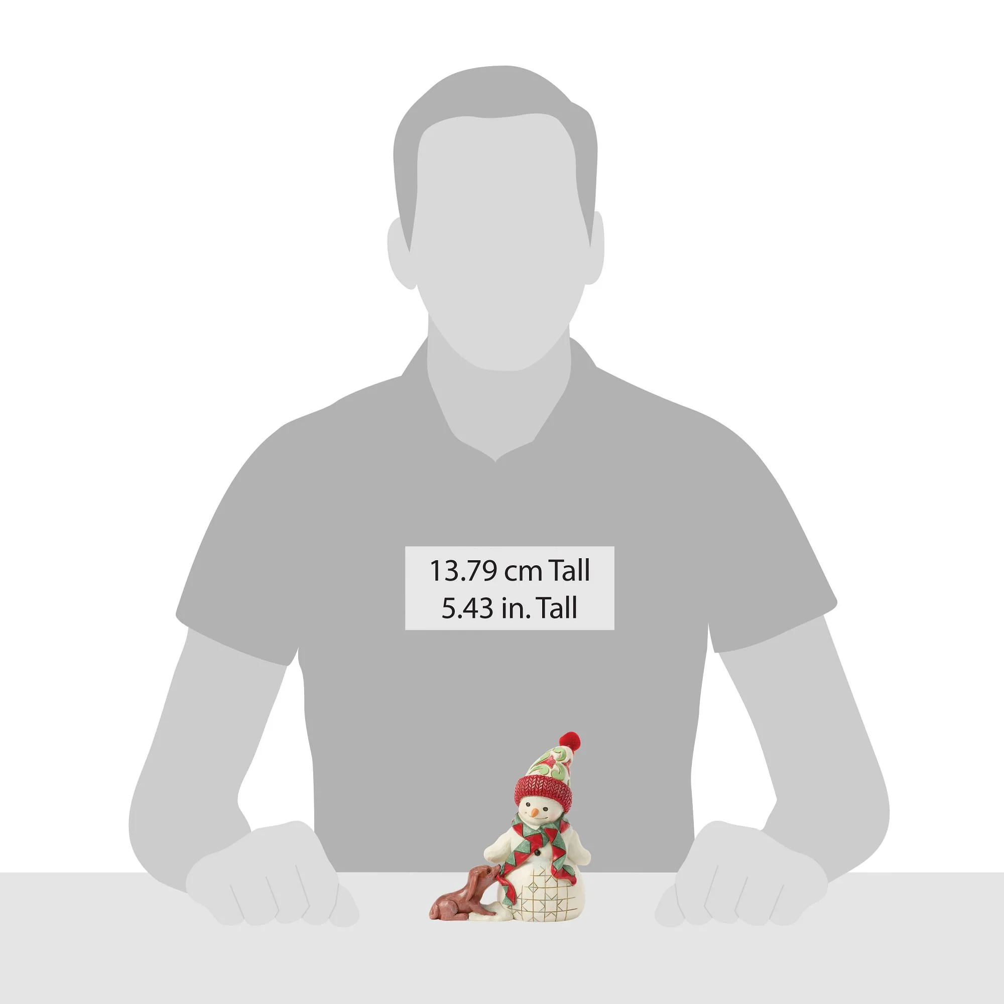 Snowman with Dog & Scarf Pint - Image 4
