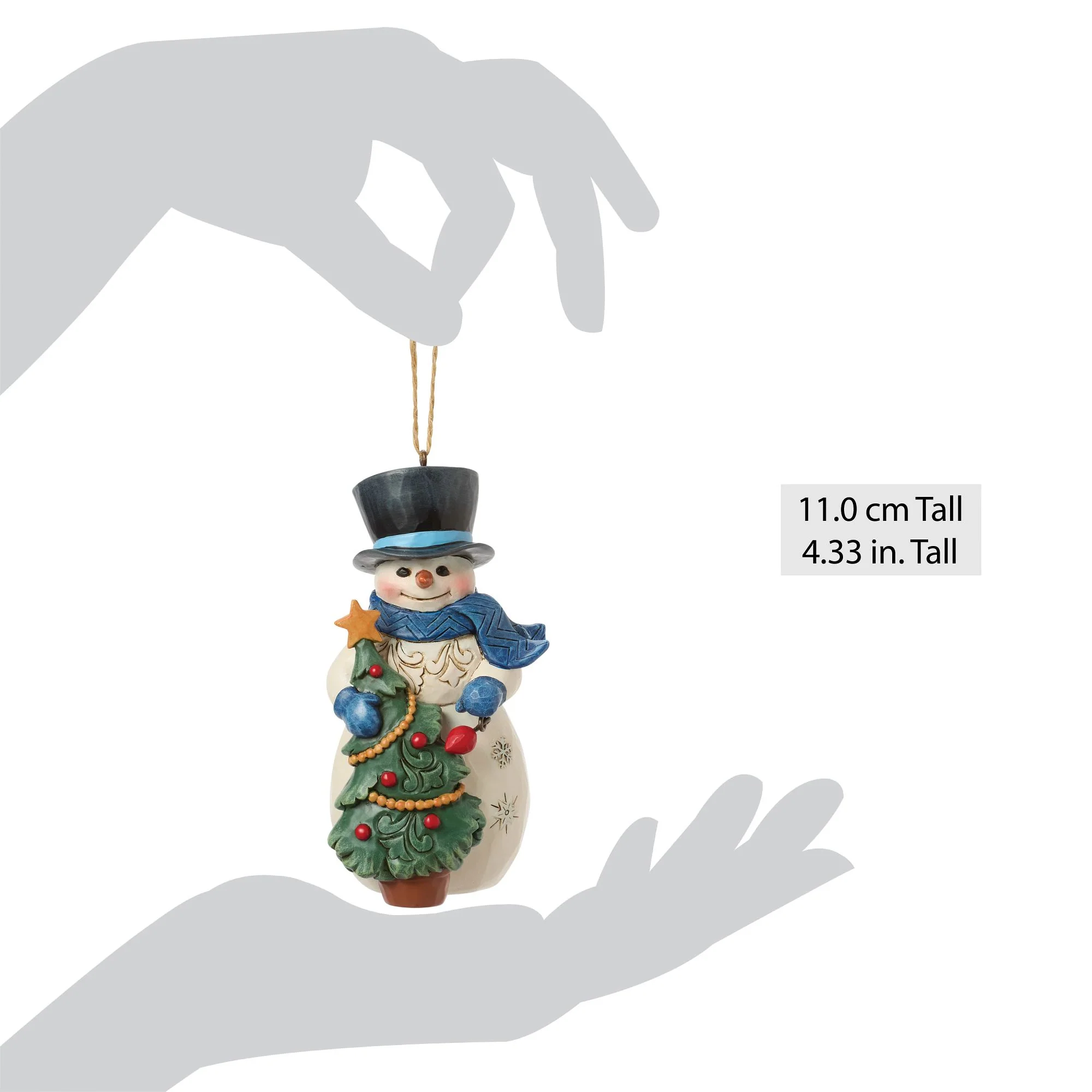 Snowman with Tree Ornament - Image 4