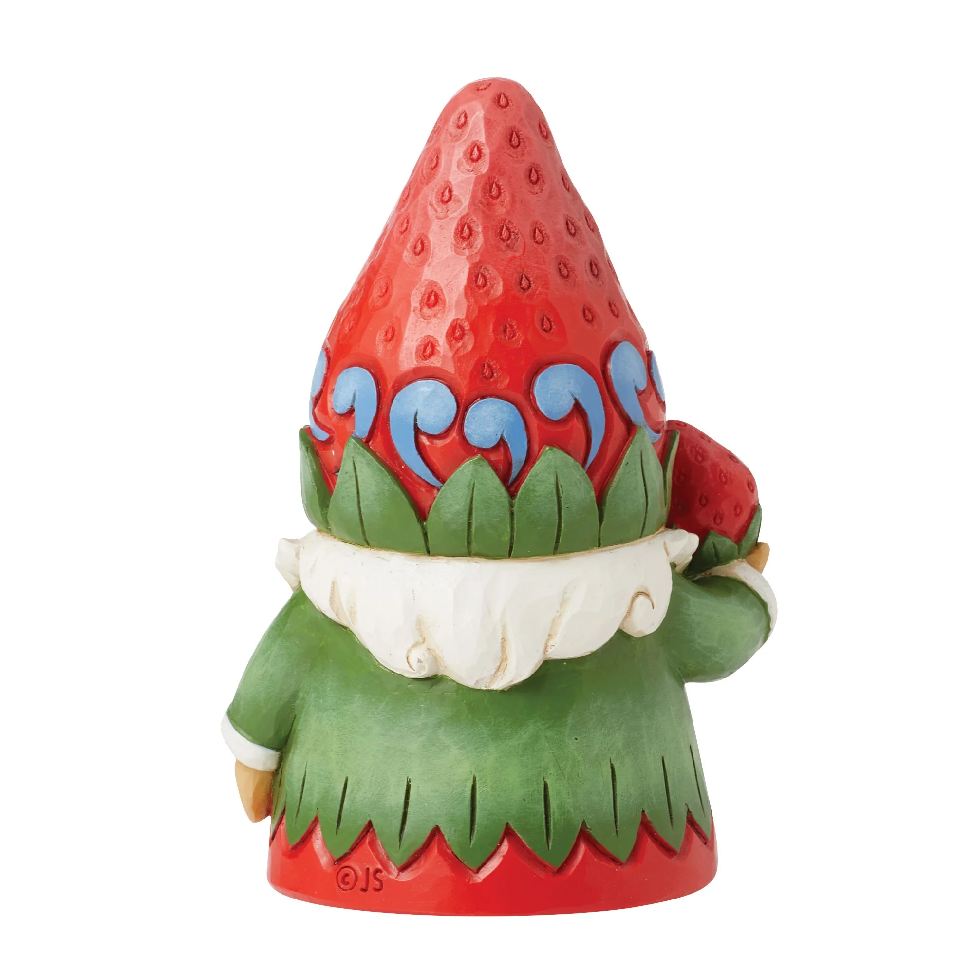 Strawberry Hat Gnome Figurine - Image 3
