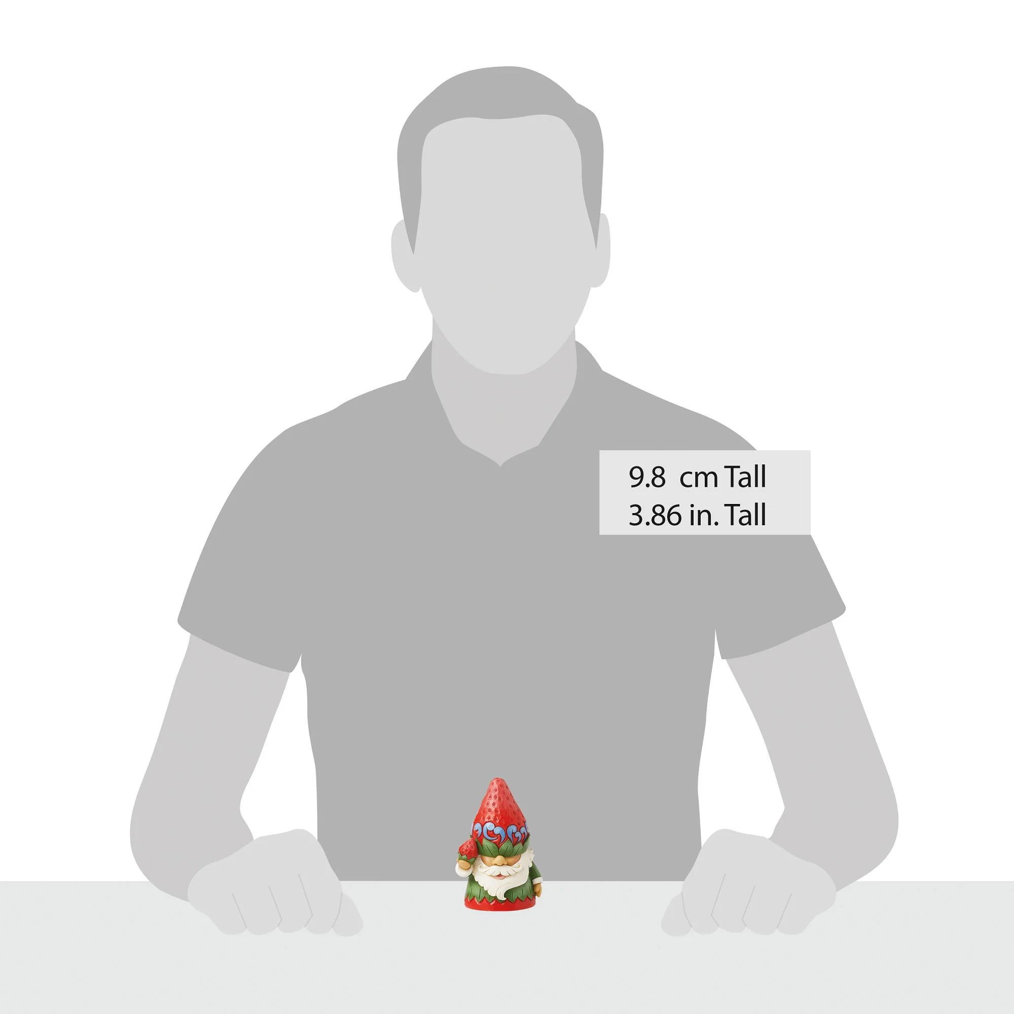 Strawberry Hat Gnome Figurine - Image 5
