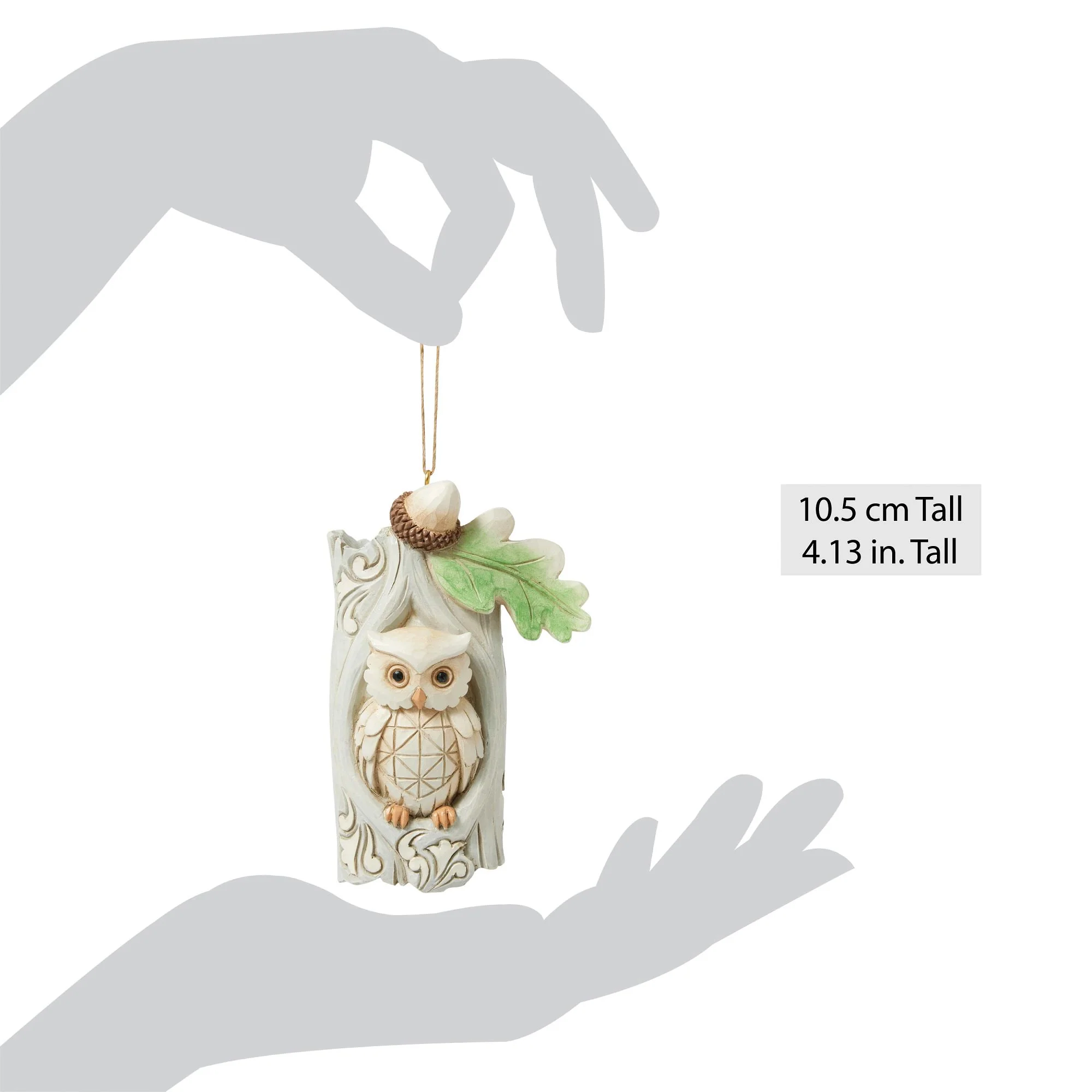 Wdlnd Owl in Tree Ornament - Image 4