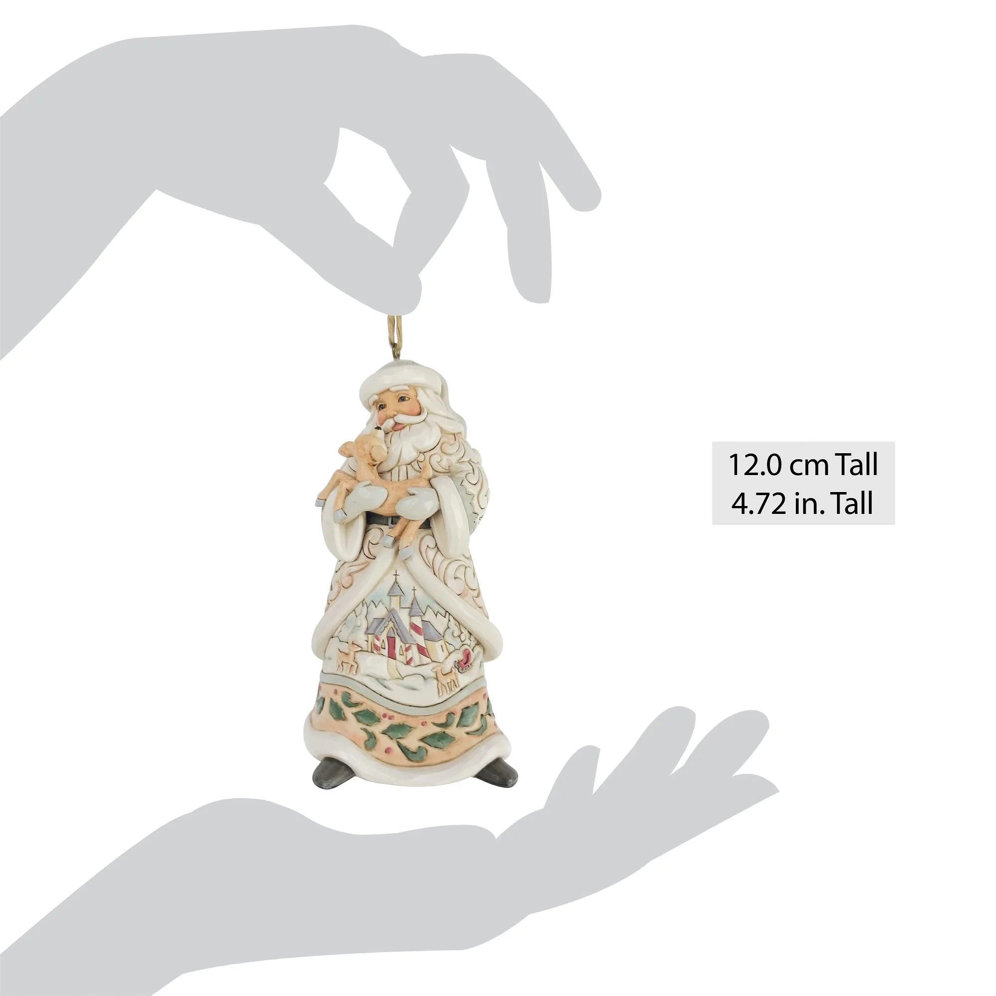 Wdlnd Santa Holding Fawn Orn - Image 4