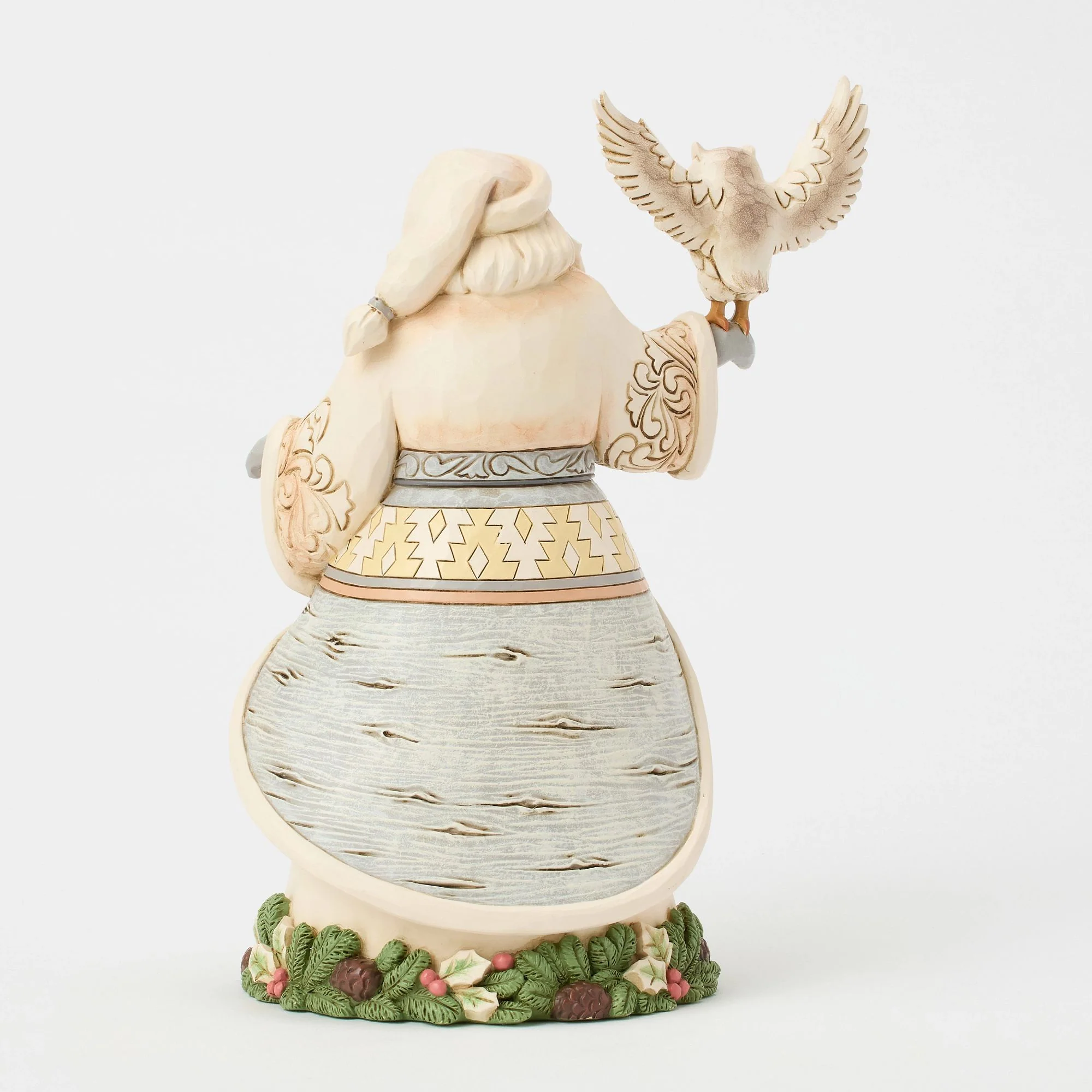 Wdlnd Santa with Owl Figurine - Image 5